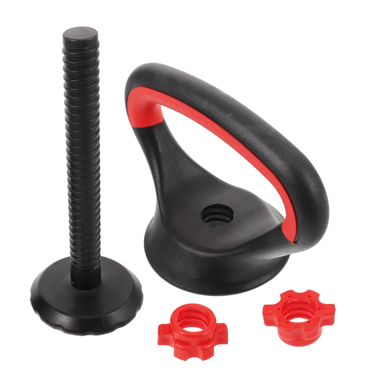 LIOOBO Kettlebell Handle for Dumbbells: Adjustable Kettlebell Grip Attachment for Strength Training, Portable Dumbbell Converter Adapter for Home Gym Workout Fit Adjustable Weights