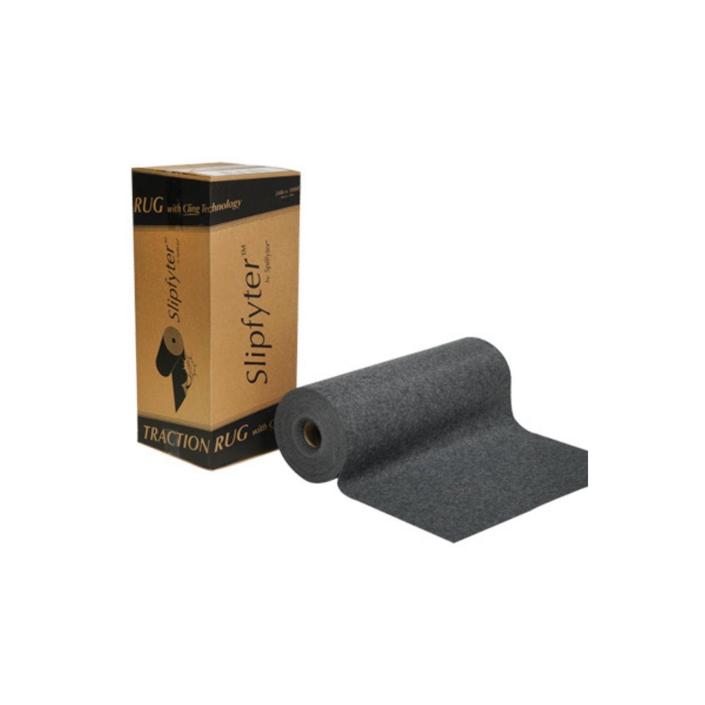 Spilfyter Universal Absorbent Traction Mat with Cling Technology | 34" x 100' | 1 Roll | Anti-Slip, Durable Walkway Safety Solution – Absorbs Oil & Water-Based Fluids | STM-9700