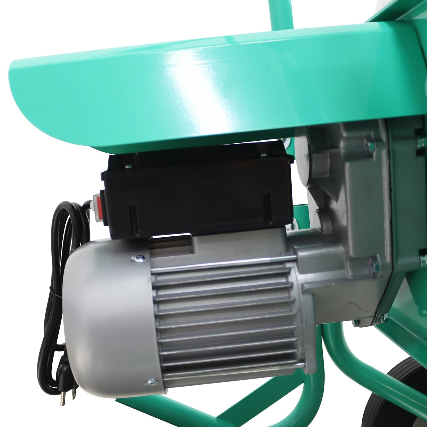 WYDDDARY 180L Hand Push Cement Mixer Concrete Mortar with Steel Drum for Mixing Cement Sand All Kinds of Dry Powder Mortar 110V