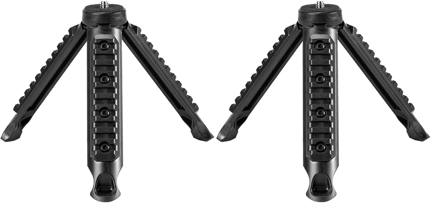 BUBEFSKD 2pcs Lightweight Camping Lamps Bracket Foldable LED Light Holder Pocket Keychain Flashlight Tripod for Outdoor