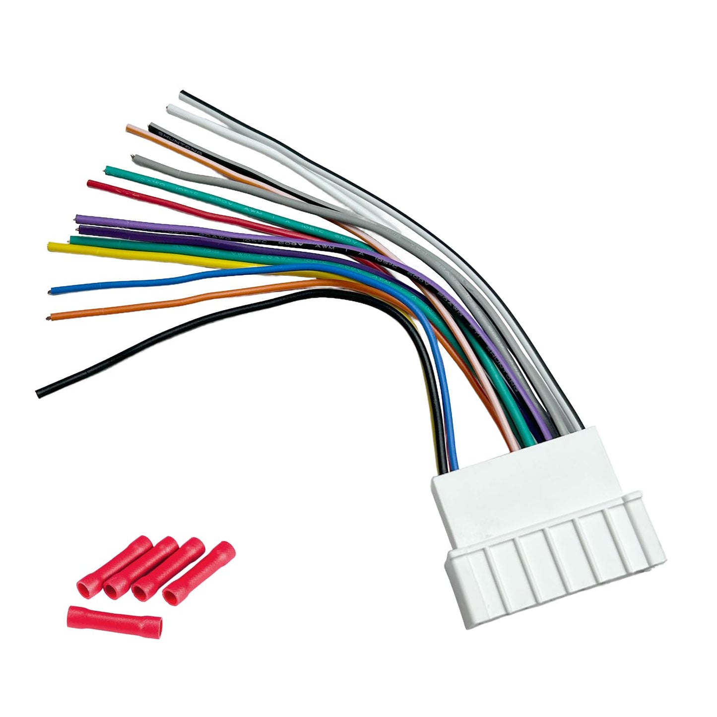 2006-2008/Kia 2005-2008, Radio Wiring Harness Compatible with Hyundai Stereo Installation Wire Harness Aftermarket