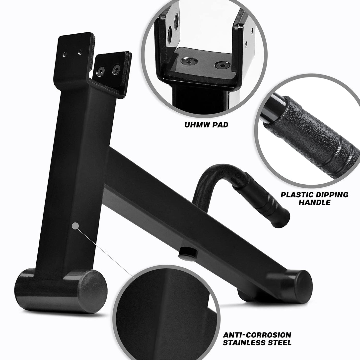 Yes4All Deadlift Jack/ Barbell Stand for Weight Training, Deadlift Exercises, Powerlifting, Suitable for Loading and Unloading Heavy Barbell Plates Black 20.13 x 12.2 x 4.5 inch, A. Black, 19.75 x 14.75 x 4.72 inches
