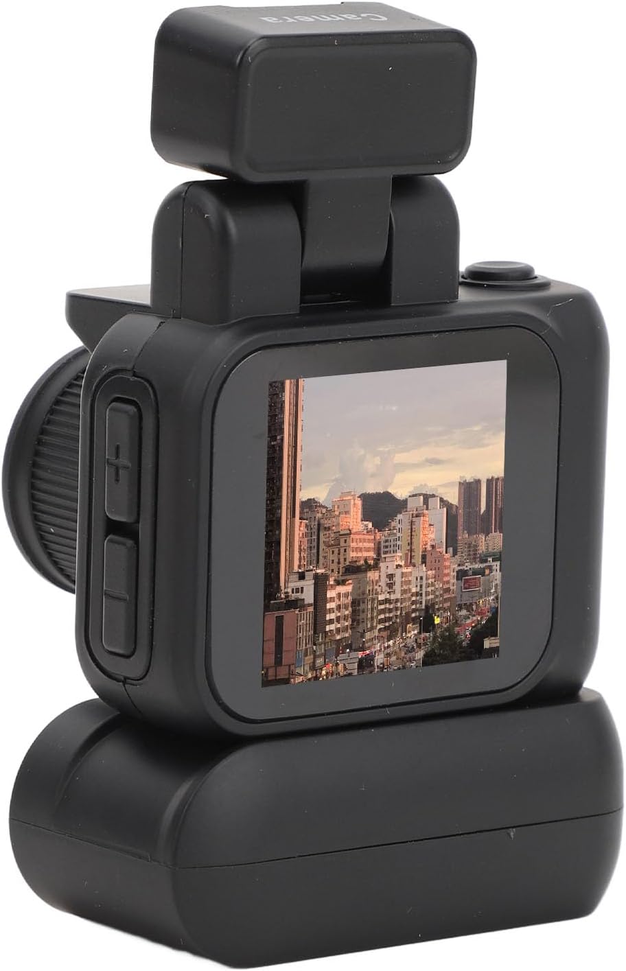 1080P 1.44in Sanpyl Small DV Camera, HD Thumb Video Recorder Mini DVR Camcorder with Screen, Charging Case, Supports
