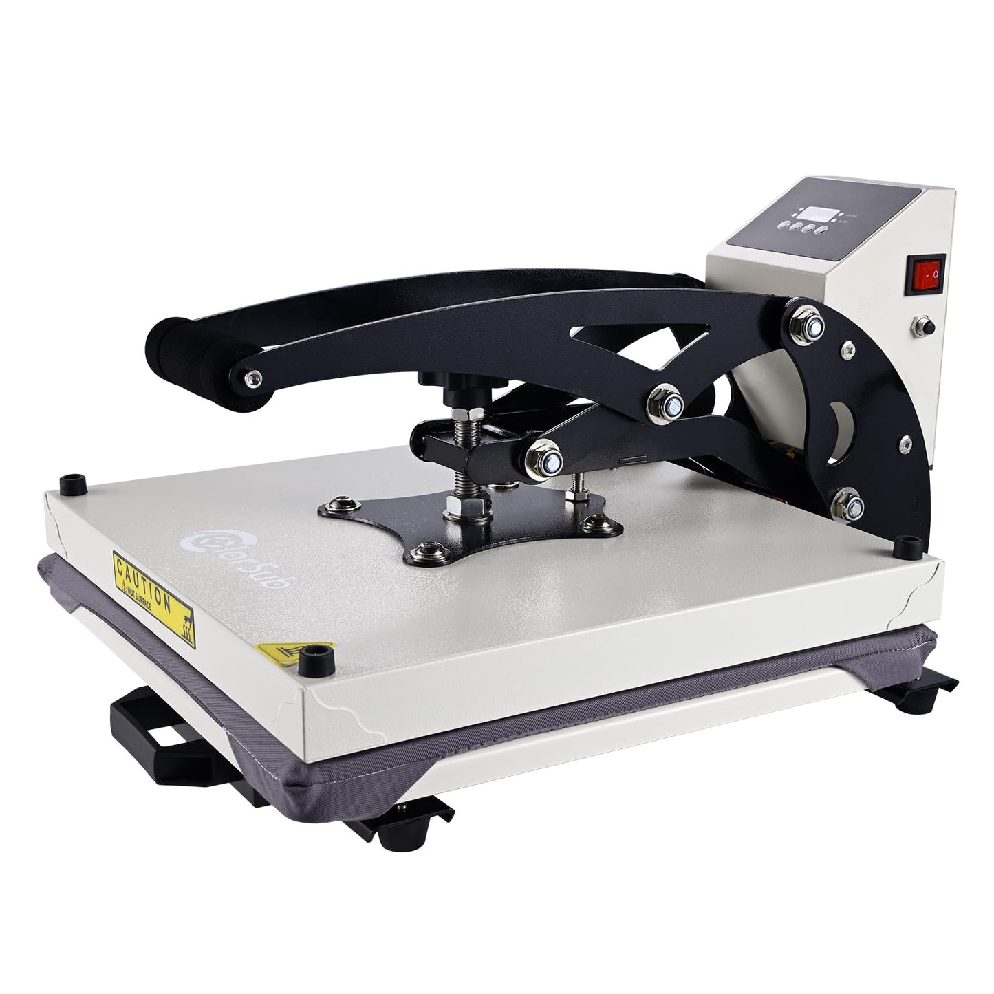 ColorSub Heat Press 15x15 inch Industrial Quality Heat Press Machine with Slide Out Drawer, Heat Press Machine for T Shirts, White