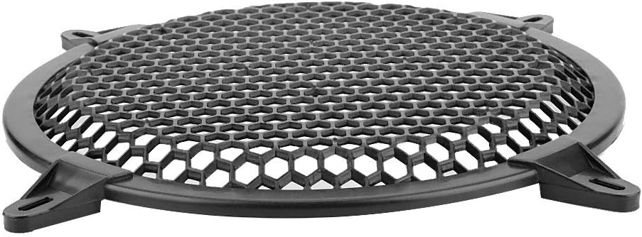 10in KIMISS Speaker Grill Cover, Circular Speaker Cover, SubWoofer Plastic Mesh Cover, Car Audio Cover Guard Woofer