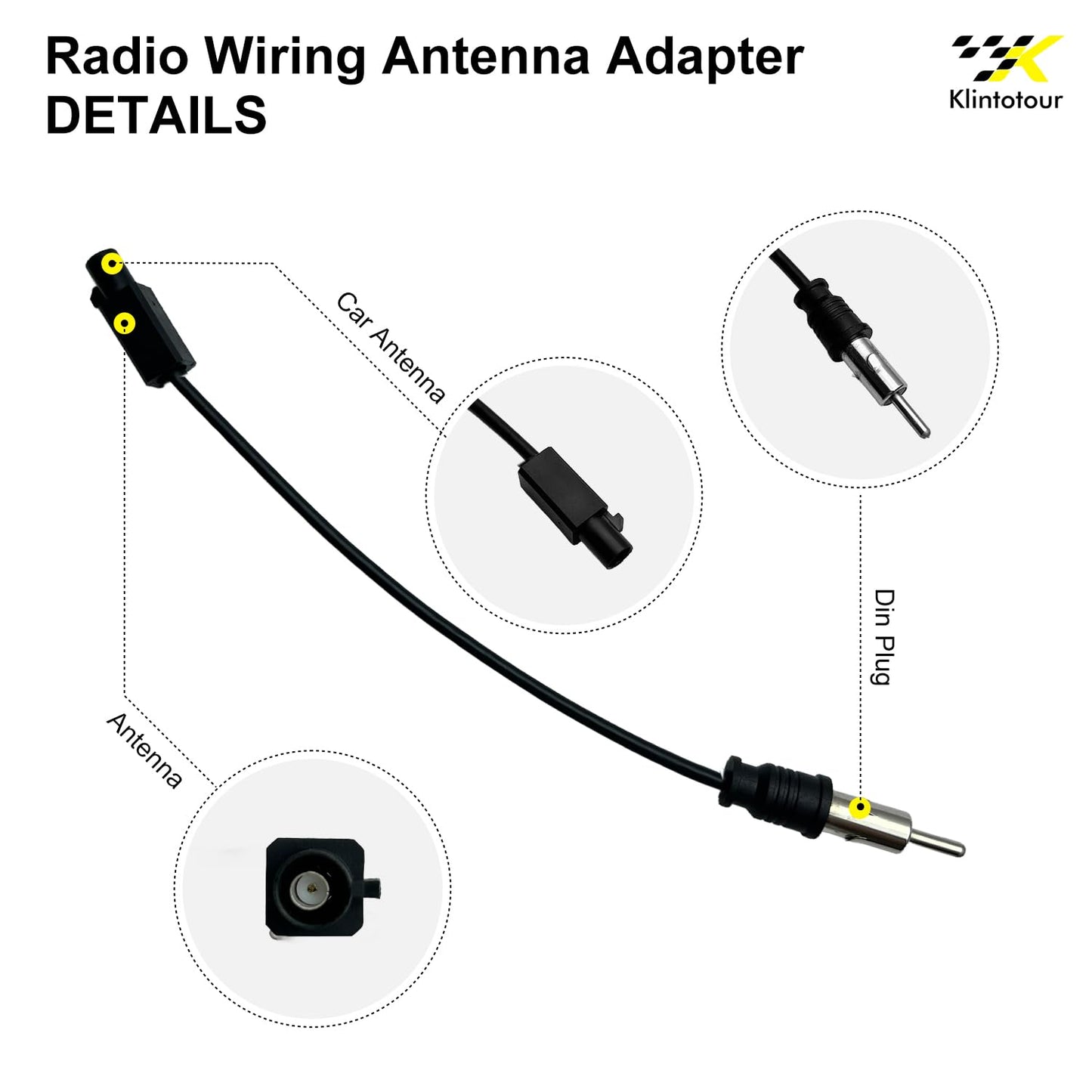 2015-2018/Dodge 2014-2019/Jeep 2018-2019, 16Pin Aftermarket Radio Wiring Adapter Compatible with Chrysler Android Car