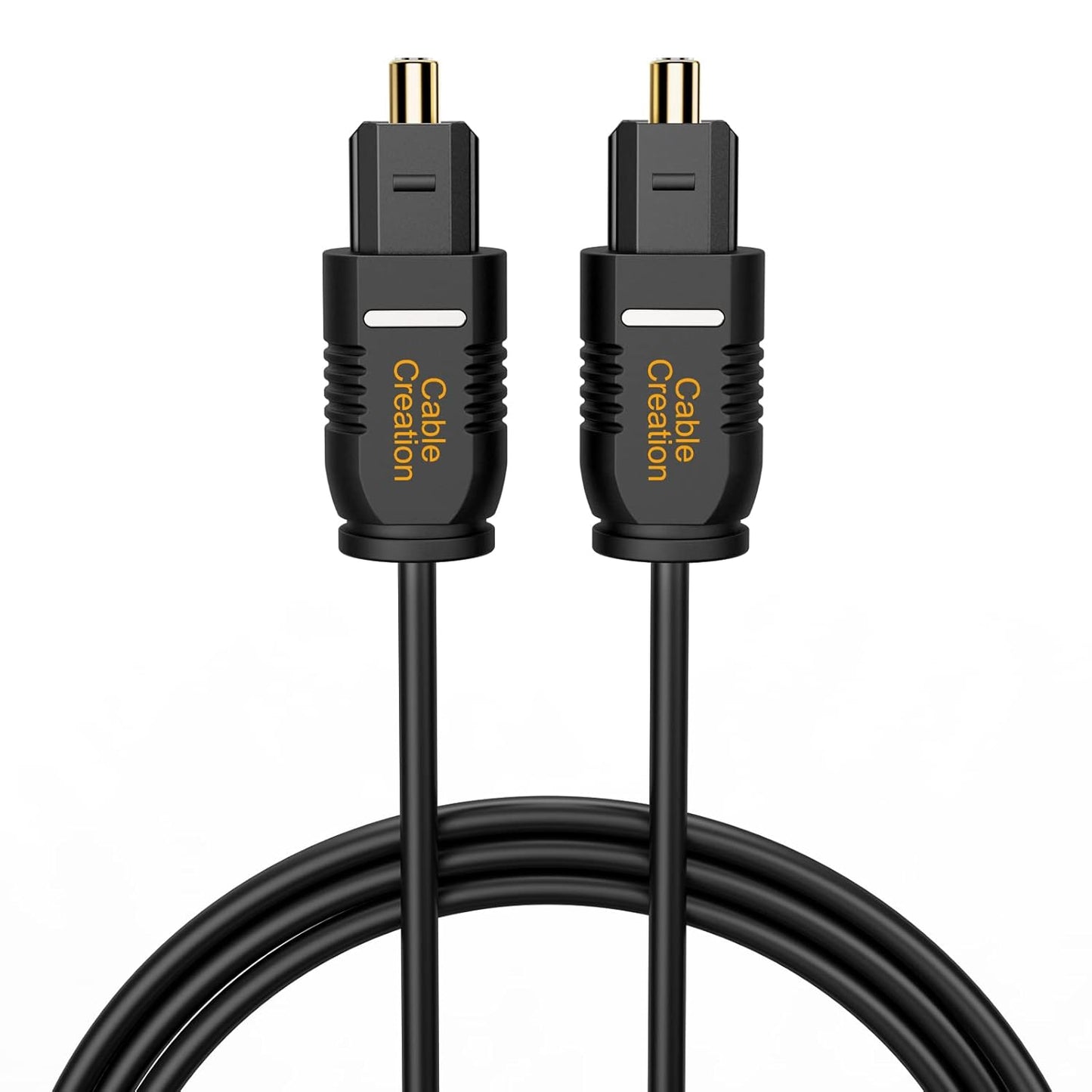 3.3FT, PS4, CableCreation Optical Digital Audio Cable Thin Fiber Optic Toslink Gold Plated S/PDIF Cord for Home