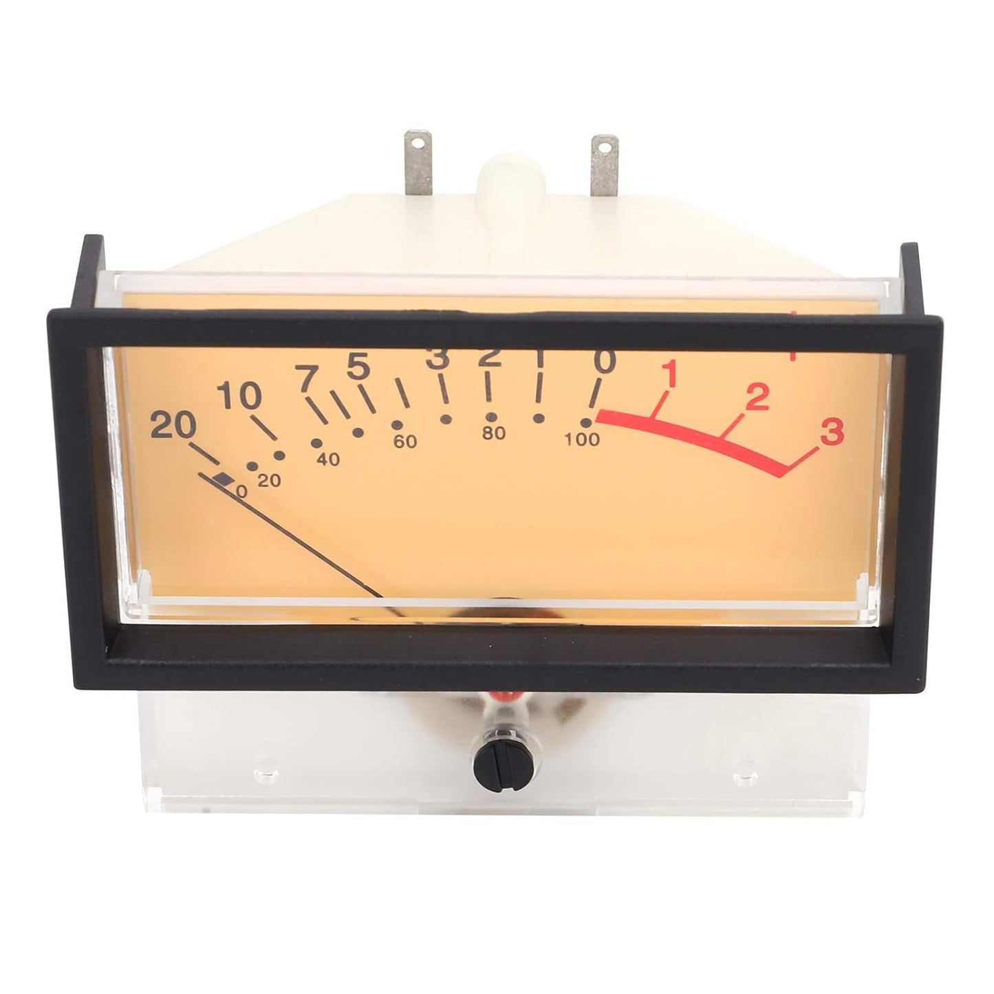 VU Meter DB Level Audio Power Amplifier Level Indicator with Large Analog Pointer Dial for Car Stereo Home Recording