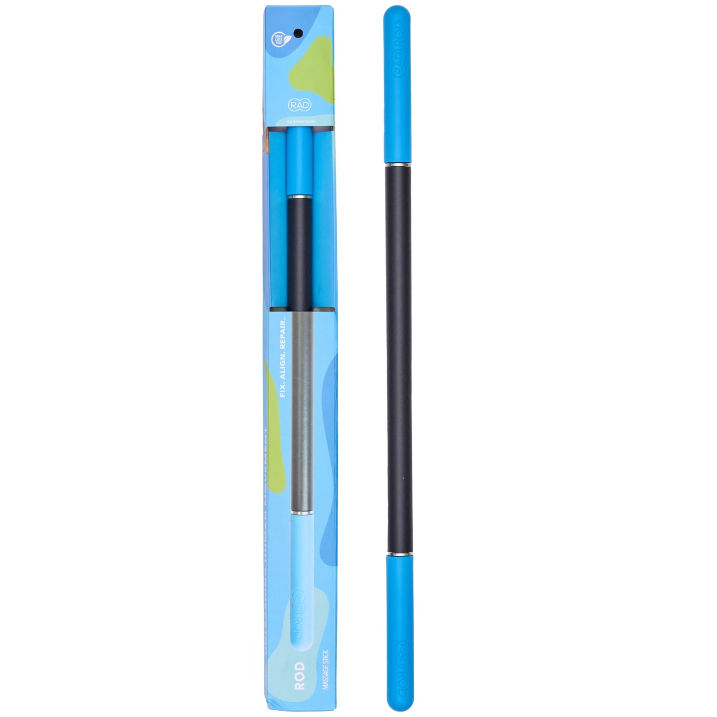 RAD Rod – Deep Tissue Massage Roller Stick – Myofascial Release Tool for Legs, Back, Neck, Arms & Shoulders – Muscle Roller for Mobility & Recovery
