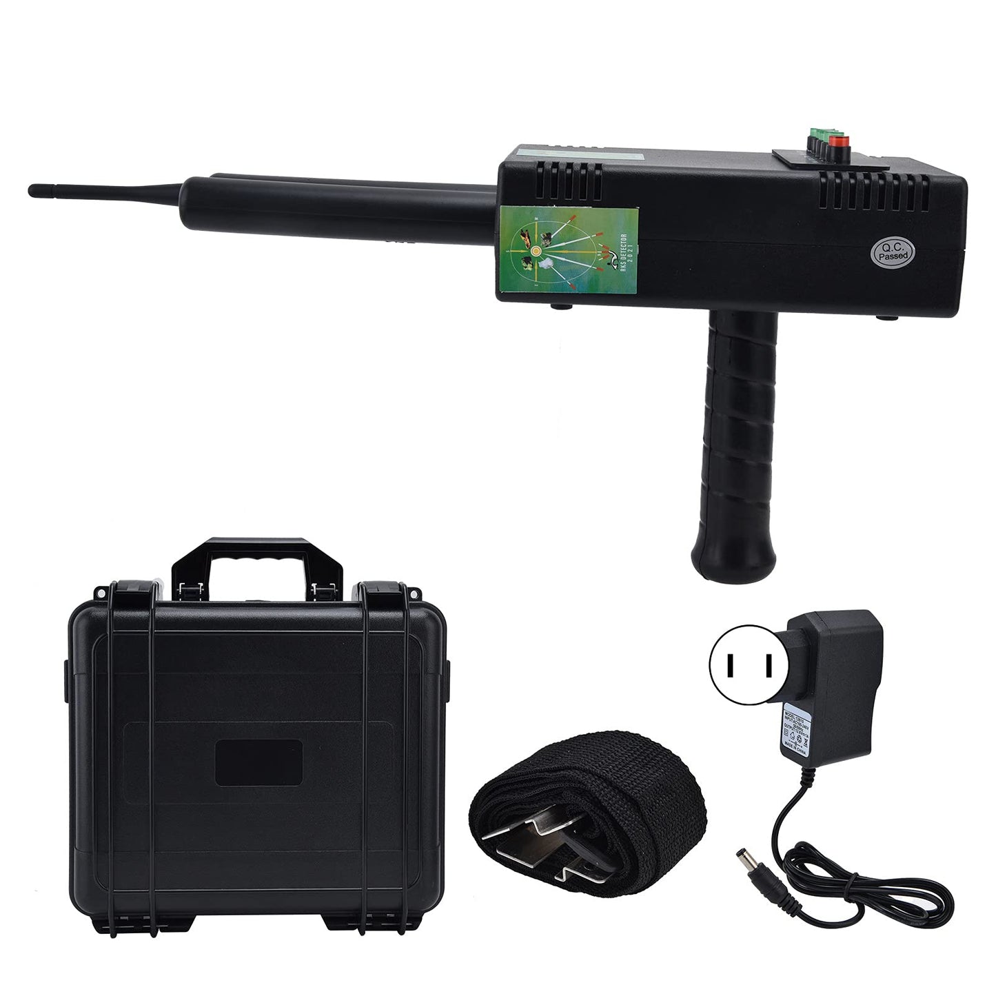 Underground Gold Finder, Handheld Metal Detector, 1200m Integrated Long Range Metal Detector Treasure Finder Scanner Metal Detecting Tool Searching Tool for Copper Diamond Gold Silver(US)