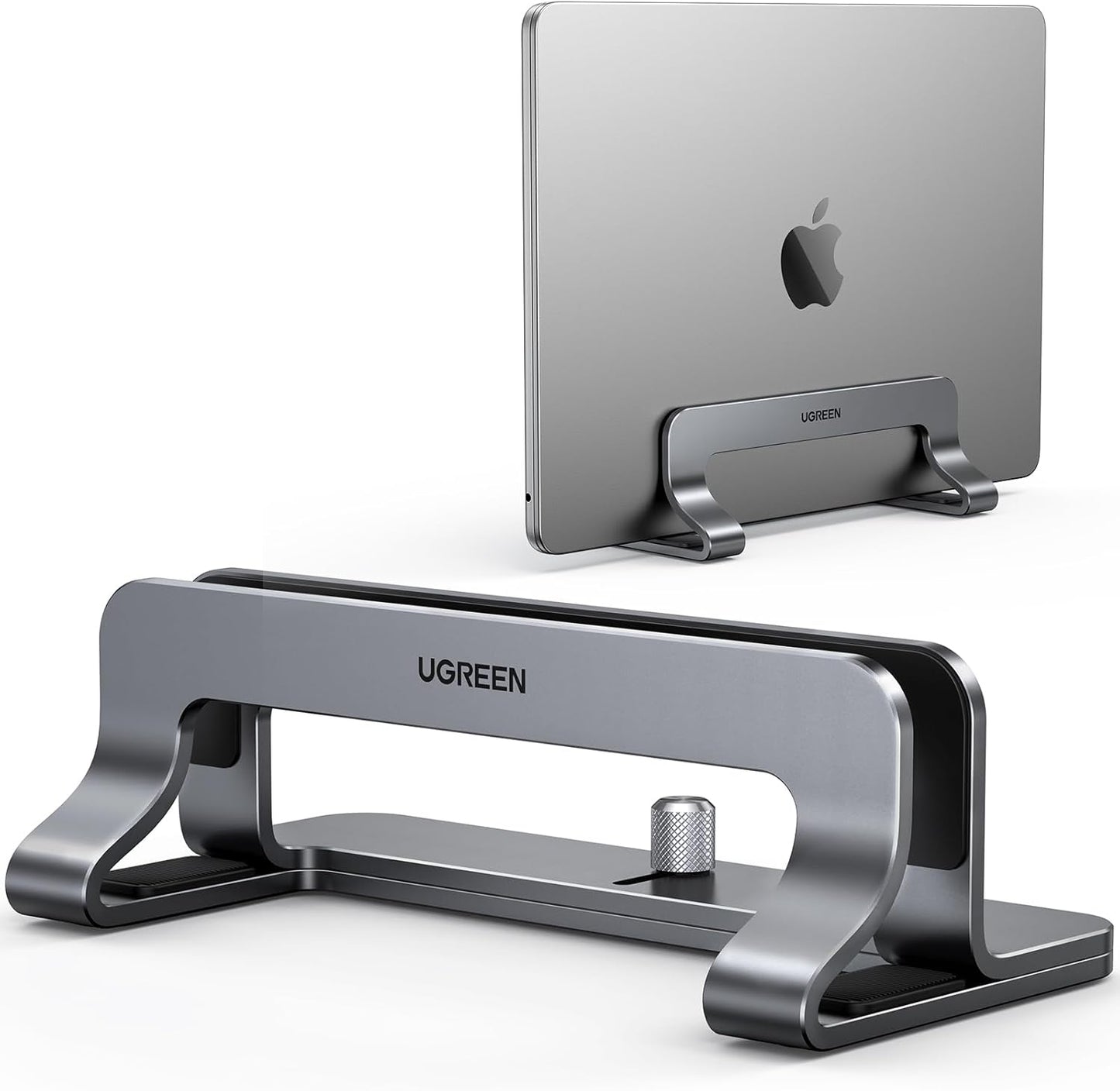 UGREEN 17.3 Inch Vertical Laptop Stand Holder for Desk Compatible with MacBook Pro, MacBook Air Stand Vertical Aluminum