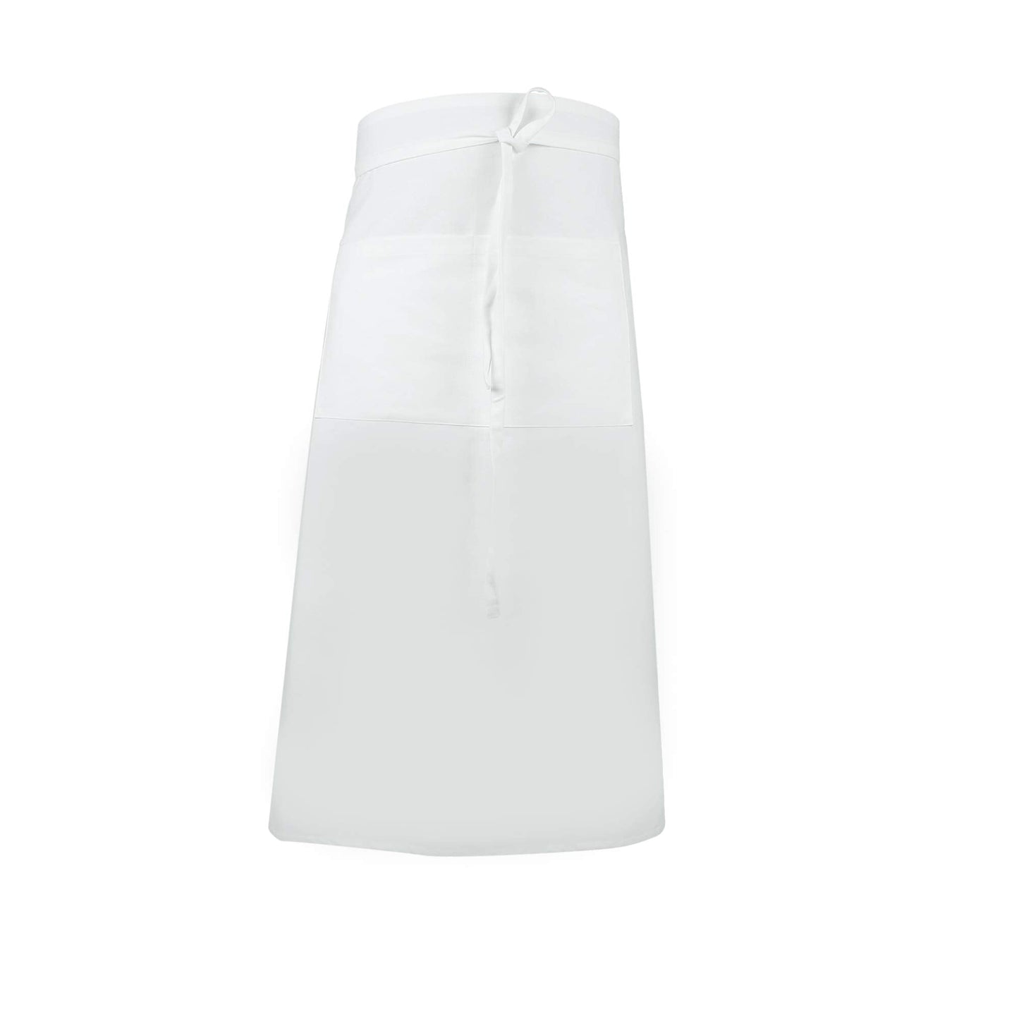 UBICON Xtra Wide Bistro Apron (36" Wide, 33" Long), Durable, 100% Cotton Large Pockets, Long Tiebacks For Kitchen, Garden, Restaurant (1 Pack, White)