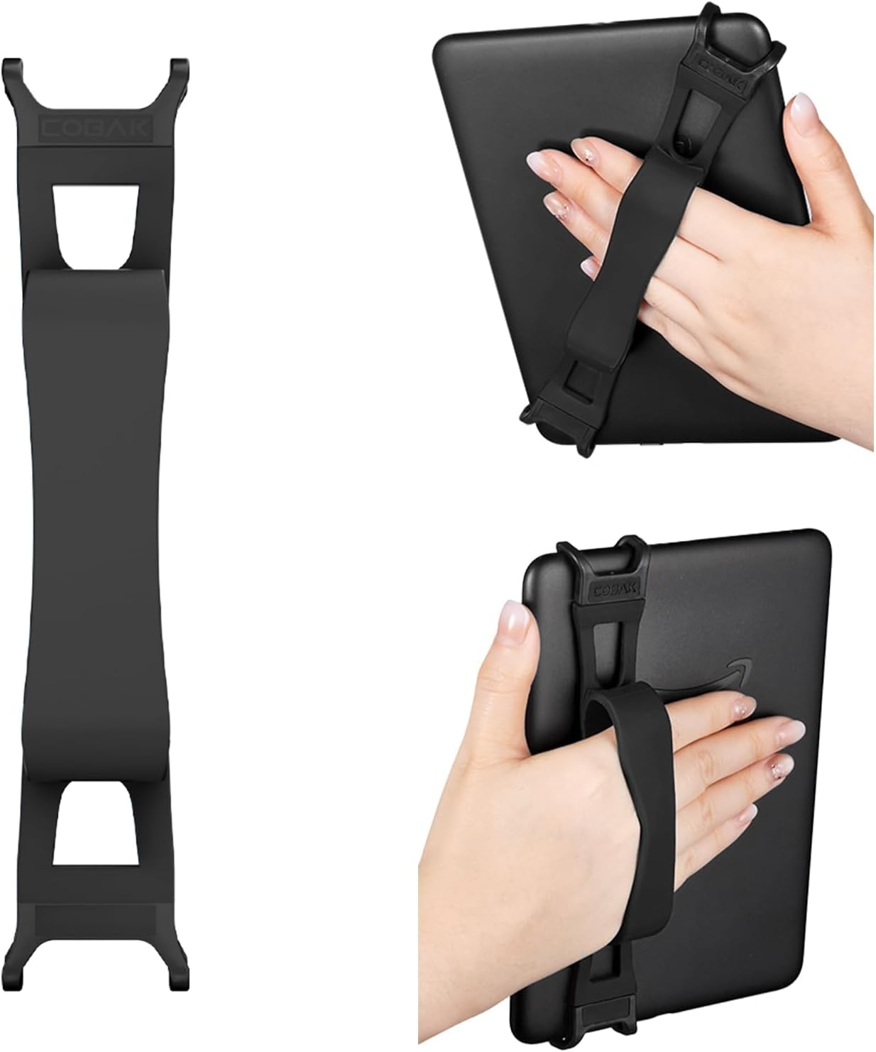 CoBak 6-7" Hand Strap for Kindle/Voyaga/Lenovo/Sony E-Book/Kindle Fire/Kobo/Tablets, Convenient for Bedtime Reading