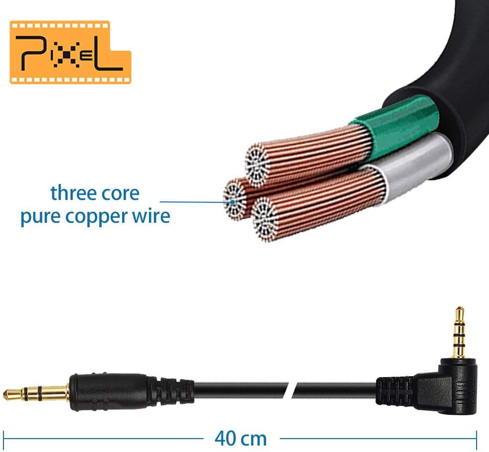3.5mm DC0 D800 D810 D850 D700 D500 Pixel Cable Release Wire Remote Shutter Release for Nikon