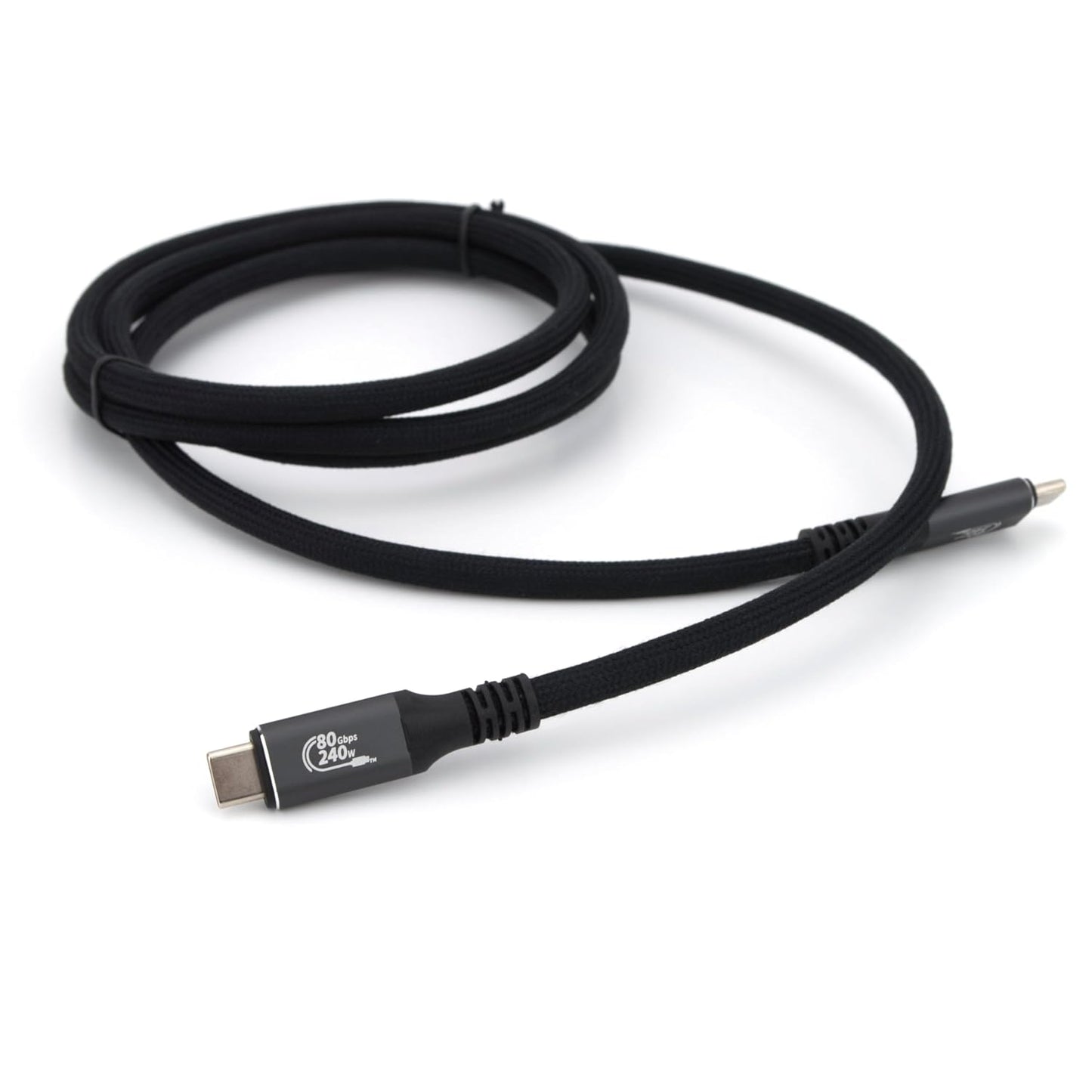 USB4 80Gbps 4.9 (1.5m), 240W 3/4 8K Sewell Cable, USB-IF Certified, ft PD, Thunderbolt Compatible USB-C with Video