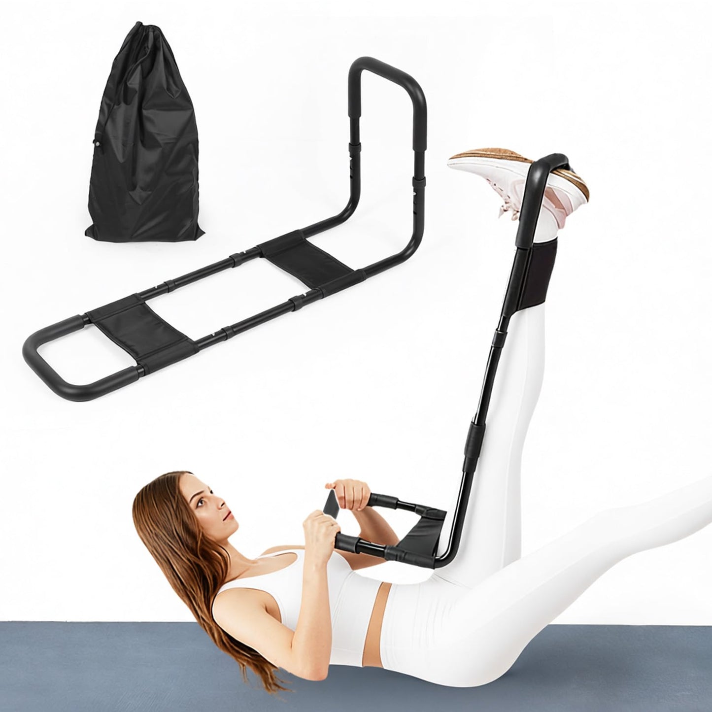 Hamstring Stretcher, Knee Extension Device for Knee Extension & Pain Relief, Adjustable Low Back, Calf, Leg & Hip Stretching Device for Flexibility, ACL Surgery Recovery Physical Therapy Equipment