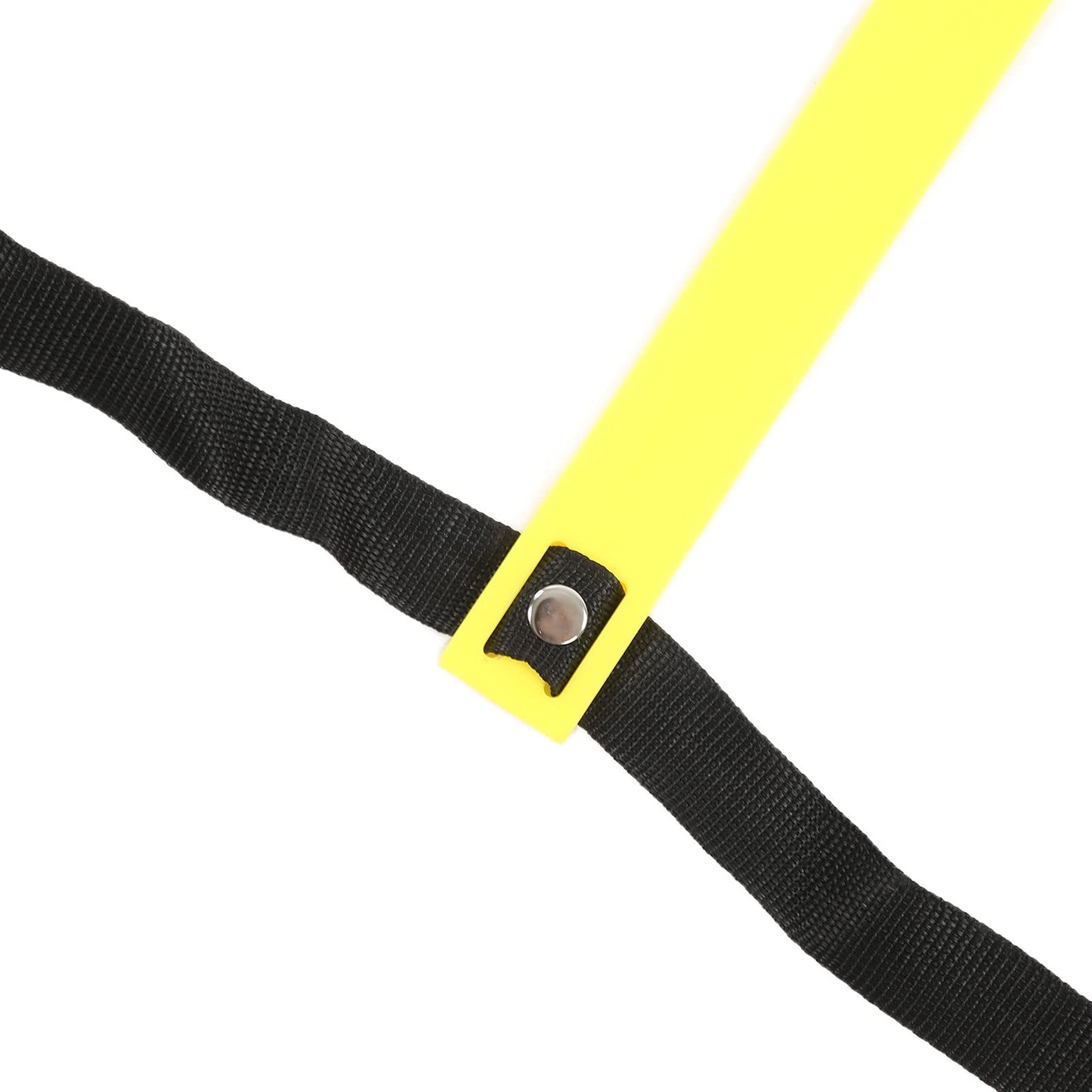 Competitive Sports Ladder Football Speed Rope for Training 6M 12RungYellow Athletic Supplies (Yellow)