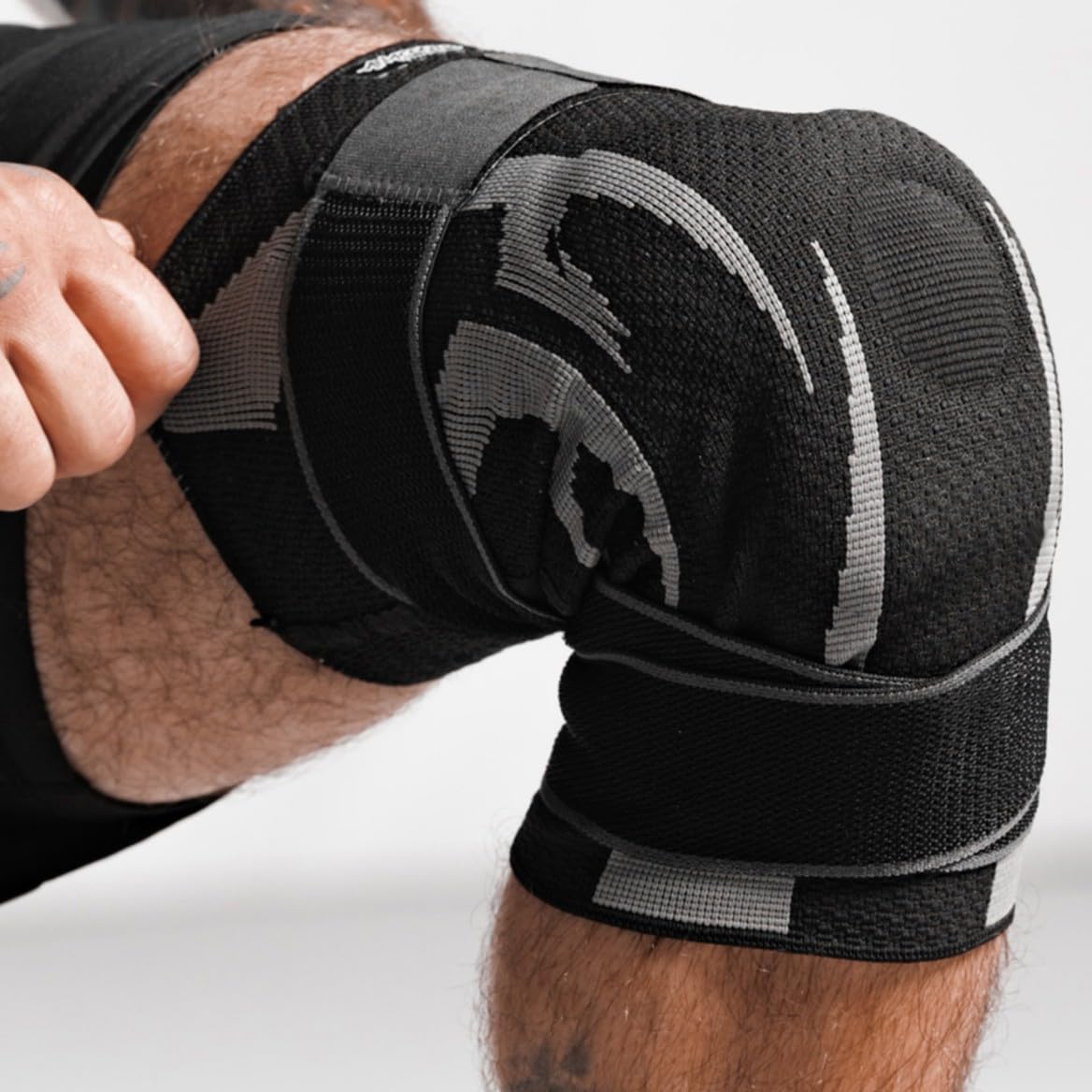 Anaconda Fightwear Stabilizer Knee Brace (Large) - Compression Support Sleeve with Spring Stabilizers for Shock Absorption & Joint Health - Fits Left or Right Leg - Ideal for Athletes - 2 Pack