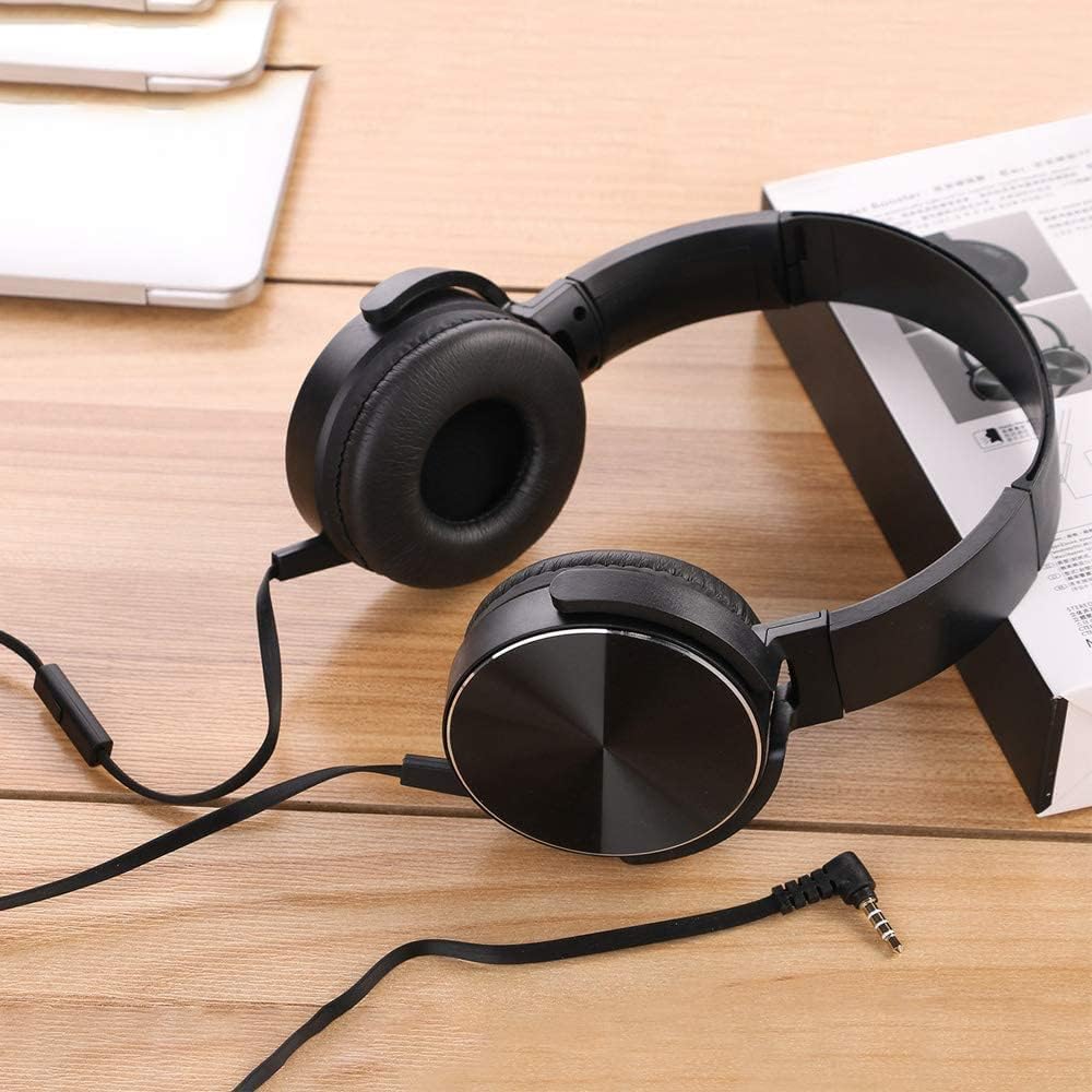2 Pack K-12, (HY450, Wired Classroom Headphones with Microphone for Kids All Ages Durable Students Computer Headphones