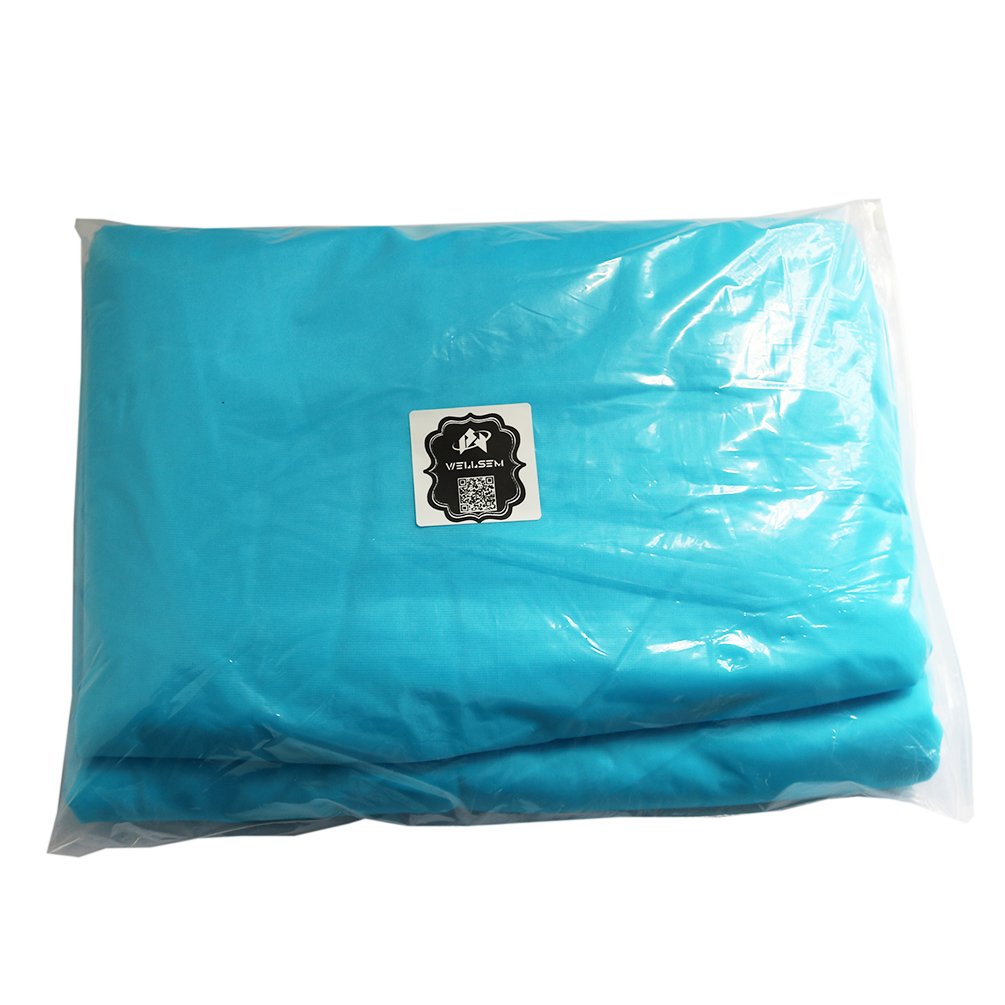 Wellsem Deluxe 5.5 Yards x 3 Yards Yoga Flying Swing Aerial Yoga Hammock Silk Fabric (Sky Blue)