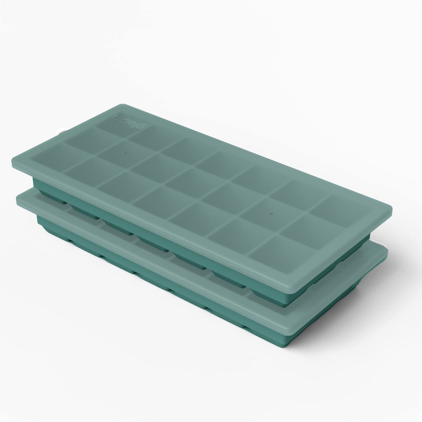 Ice Cube Tray – Small Silicone Molds with Lids, BPA-Free and Flexible for Cocktails and Beverages – Set of 2