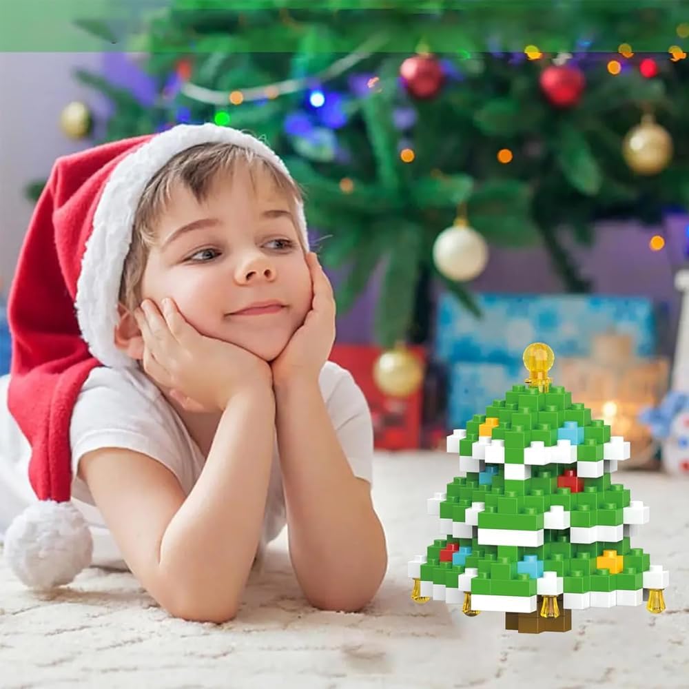 Skiennix Christmas Tree Figurines - Adorable Holiday Decor for Festive Celebrations