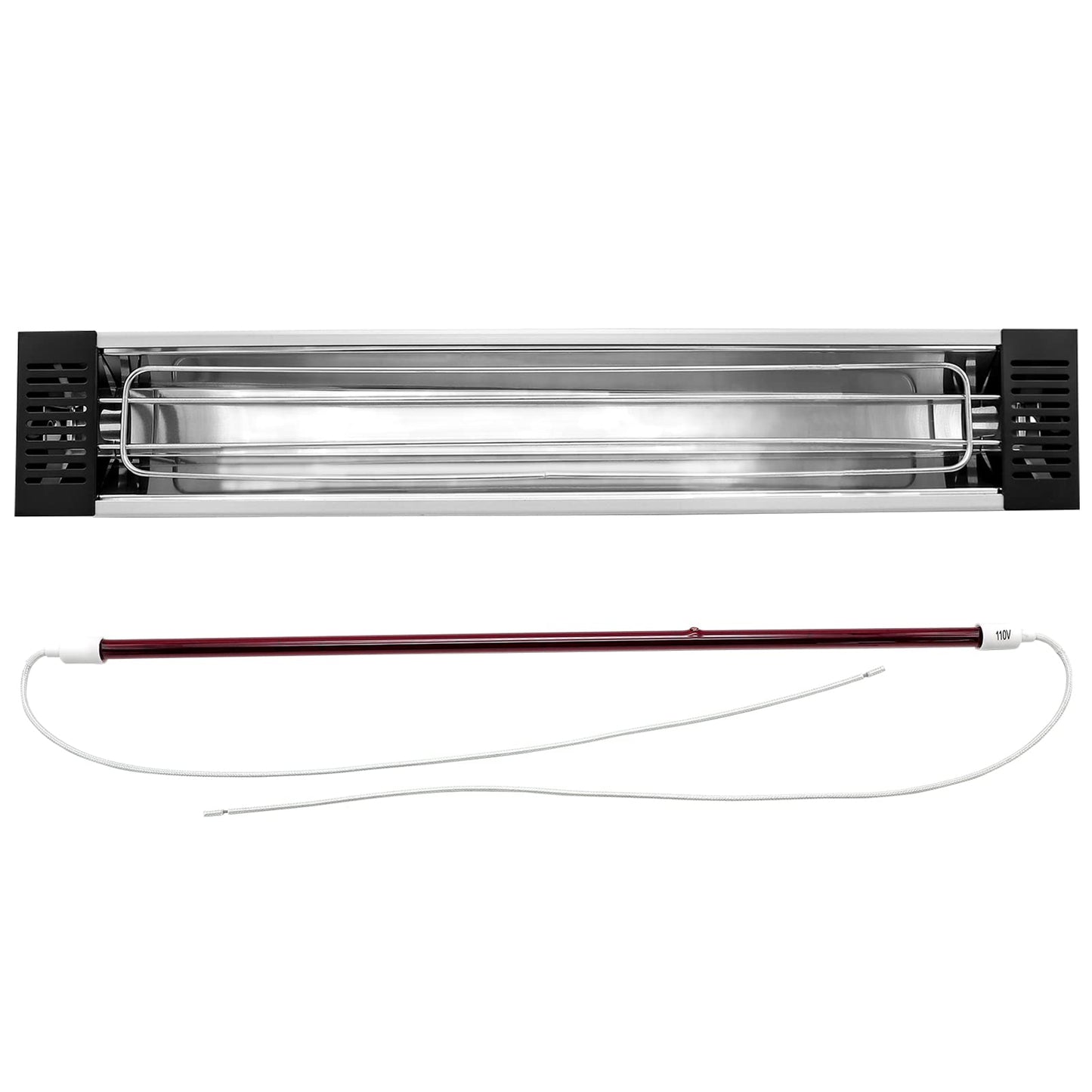 DATOUBOSS 2×3000W Infrared Paint Curing Lamp Shortwave Infrared Paint Lamp for Paint Booth Car Body Repair Paint Curing Systems 2 Sets