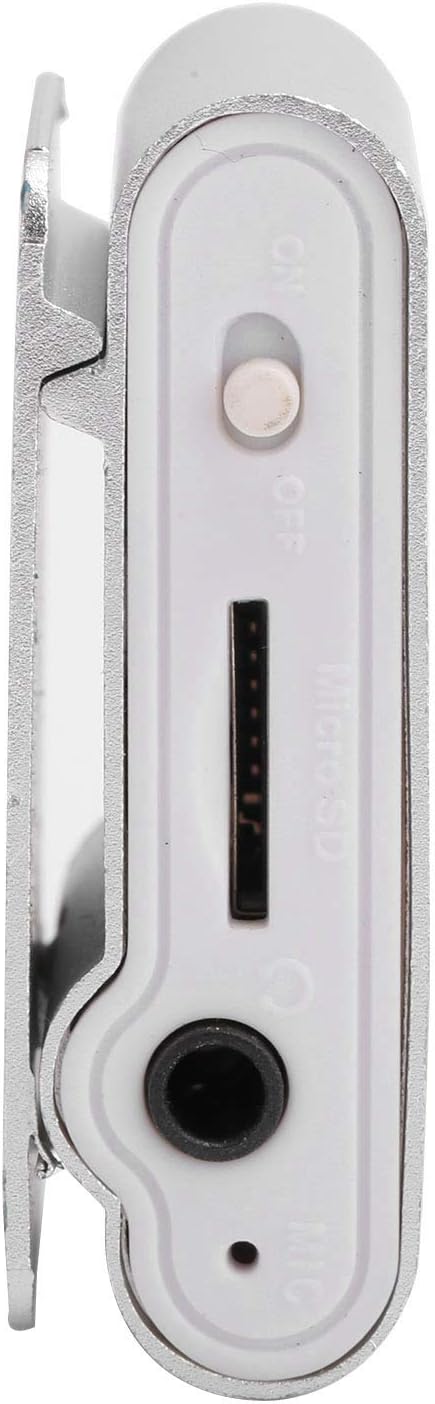 KIMISS MP3 MP3 Mp3 Music Player Sports BackClip LCD Sn Support Memory Card Player (Silver)