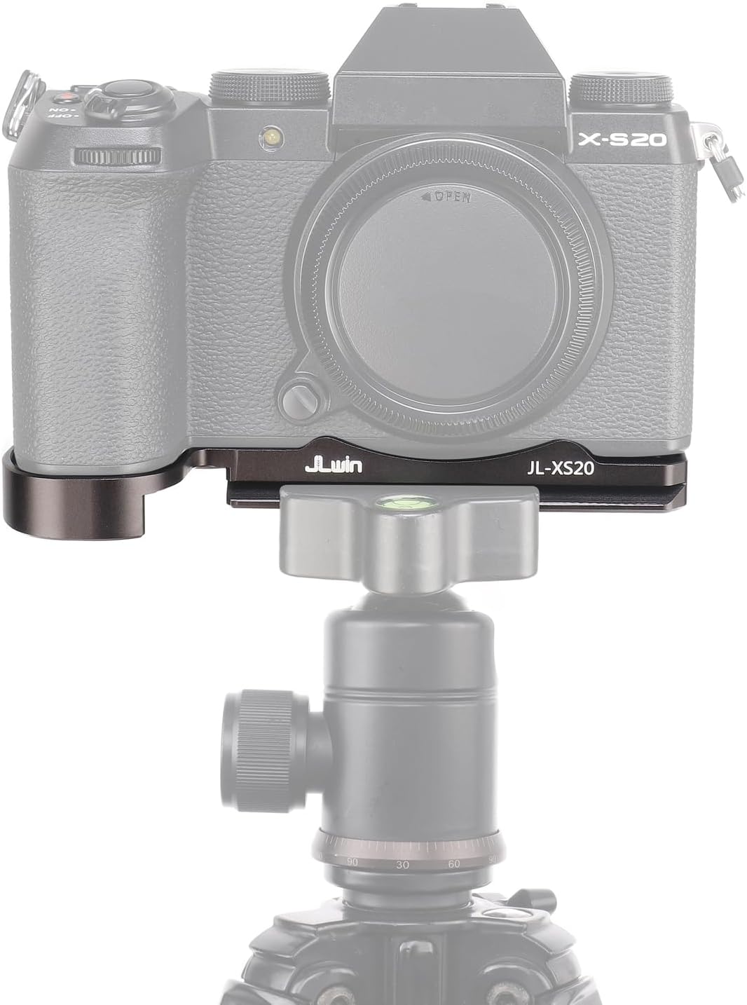 FocusFoto X-S20 Quick Release Baseplate QR Plate Mount for Fujifilm Mirrorless Camera, Compatible with Arca-Swiss