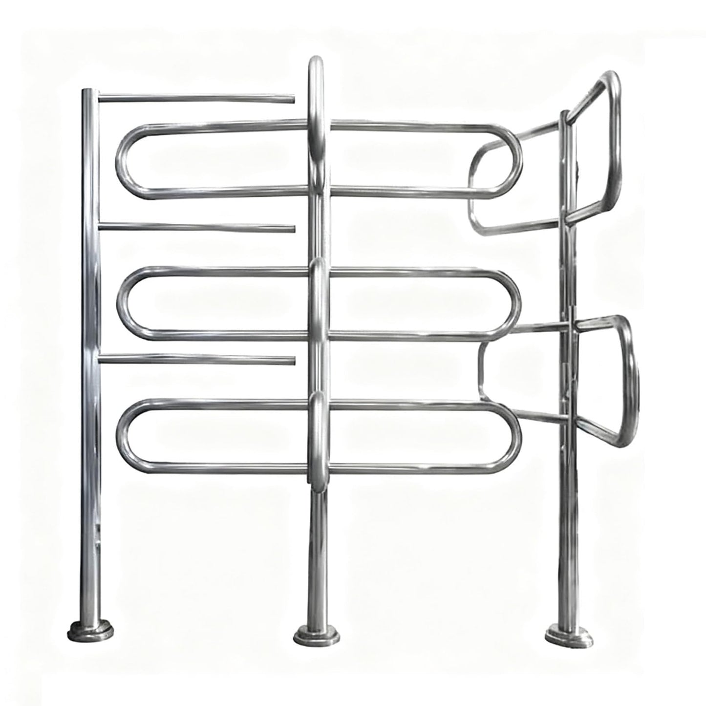 Manual Swing Gate, One-Way Push-in Rotating Barrier for Entrance Control in Supermarkets and Factories
