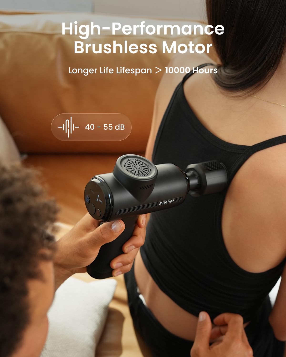 RENPHO Active Thermacool 2 Massage Gun with Heat and Cold, Fathers Day Dad Gifts [2026 Upgraded] Handheld Percussion Deep Tissue Neck Back Muscle Massager, FSA Approved Gift for Men Women Athletes HSA