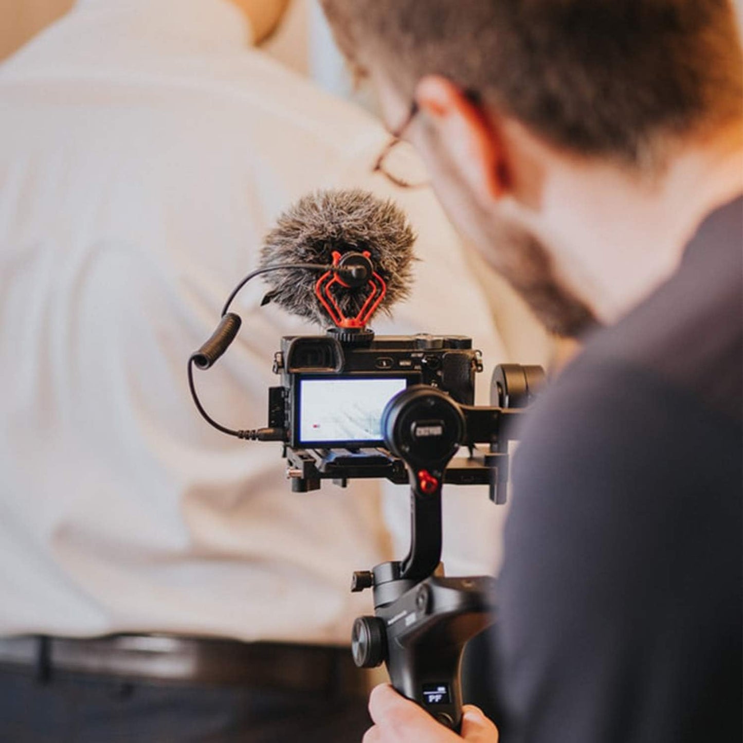 BOYA MM1 Universal Camera Microphone Super-Cardioid Shotgun Microphone with Shock Mount for Camera, Consumer, Camcorder