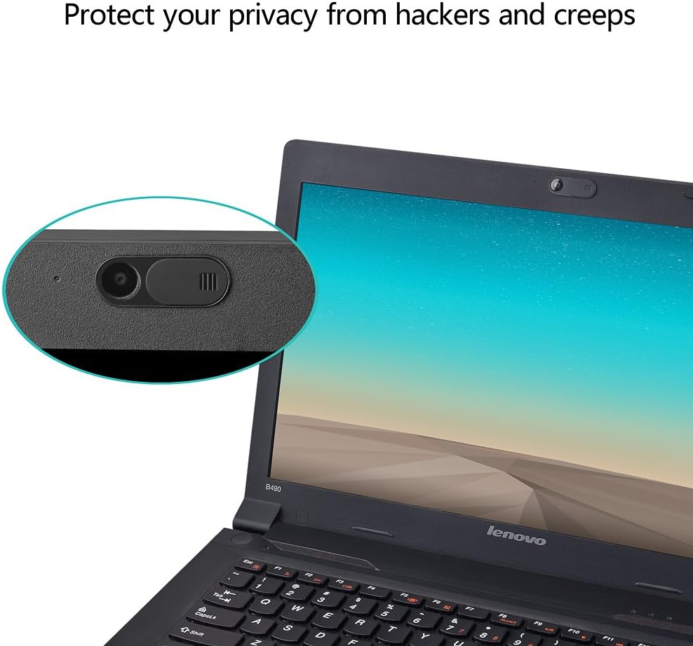 DIMICA 0.035 Inch (2 Webcam Cover, Ultra-Thin Slider Camera Cover for MacBook Pro, Laptop, Mac, PC, Surfcase Pro