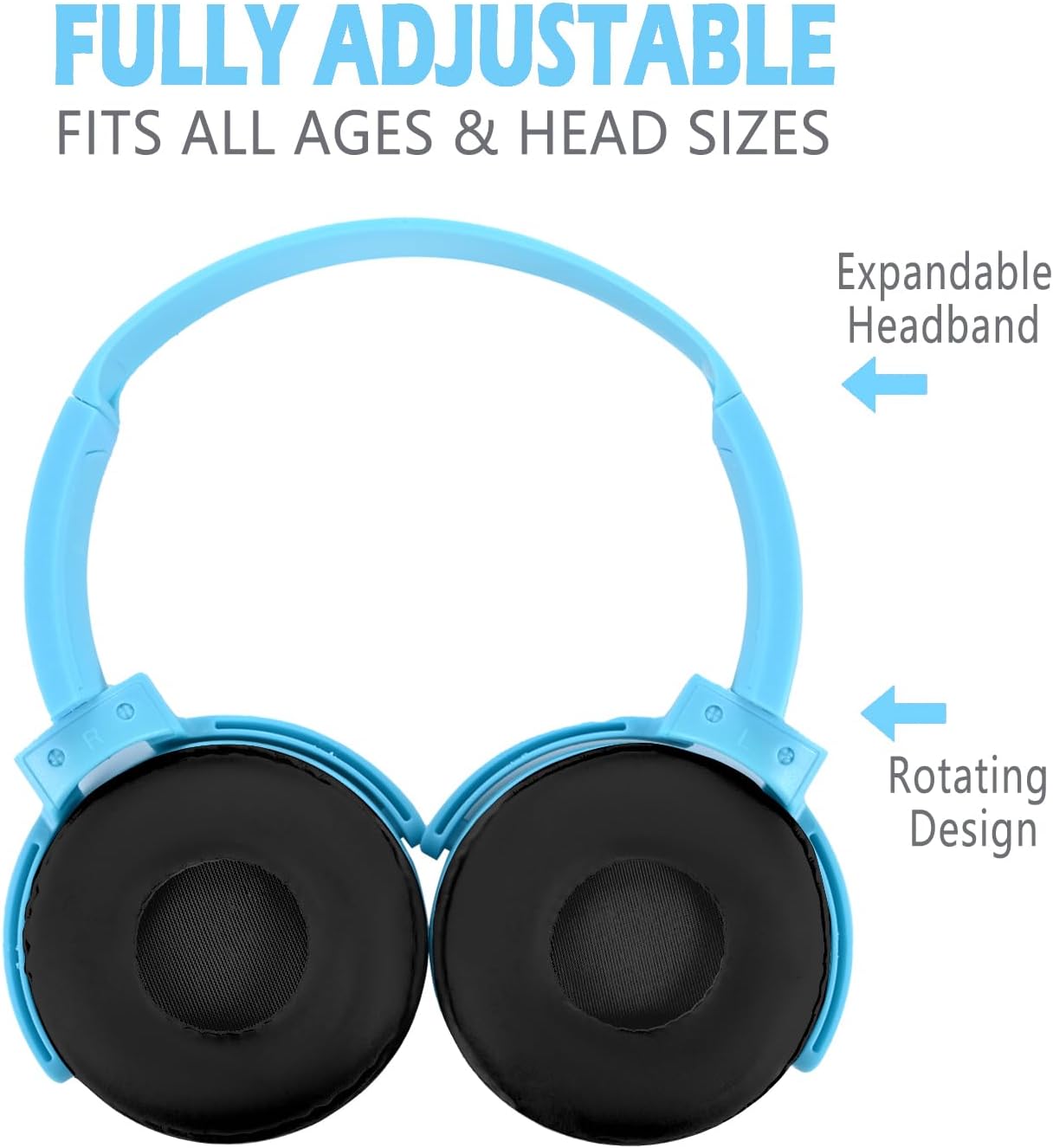 2 Pack Headset K-12 Kids Headphones for School Classroom, Wired Computer Online Learning for Students, Durable Soft