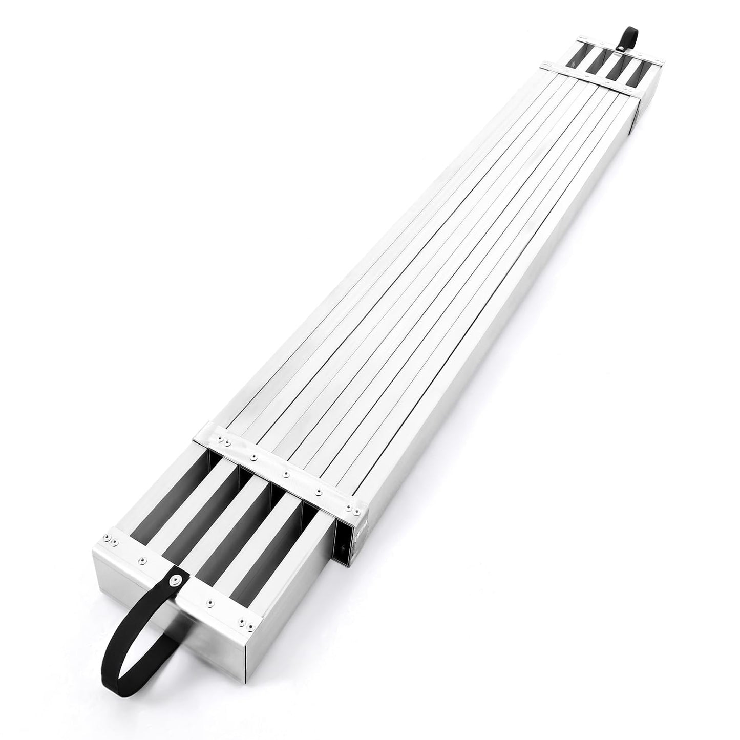Telescoping Plank, Aluminum Work Plank,Aluminum Extension Plank 440lbs Capacity, Aluminum Scaffolding Plank with Skid-Proof Platform Scaffold Ladder Accessory (9-15FT)