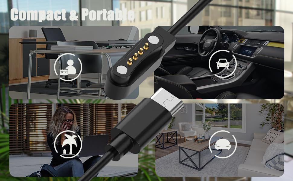 Ermorgen 2-Pack 1m 1 1 USB-C Charging Cable Compatible with PLAUD Note Pro AI, Note AI Voice Recorder, Portable