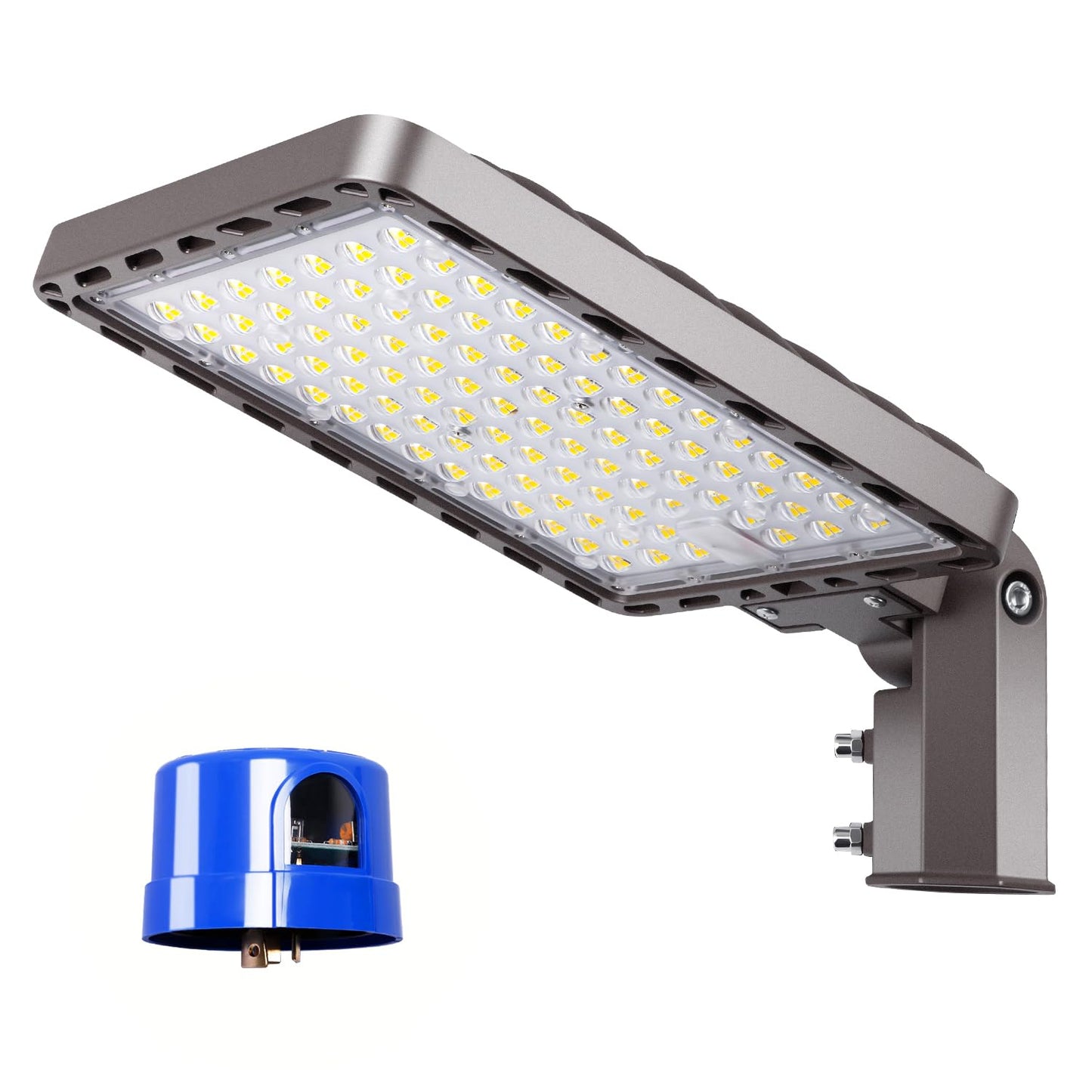 Dream Eeve 240W LED Parking Lot Light Slip Fitter Mount 36000LM Dusk to Dawn 5000K Parking Lot Lights Outdoor Area Security Commercial IP65 Waterproof 100-277V for Street Driveways Parking Lot
