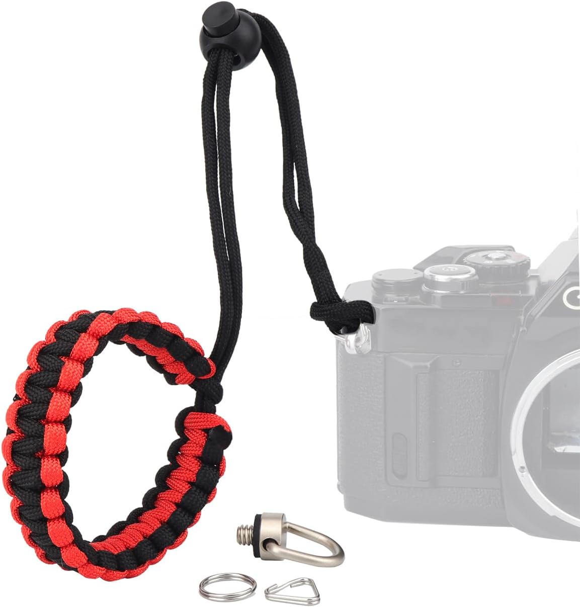 Rigdance 360 X3,Selfie 1/4 Camera Wrist Strap Lanyard for Insta Sticks, With D-ring Screw Lanyard for Cameras