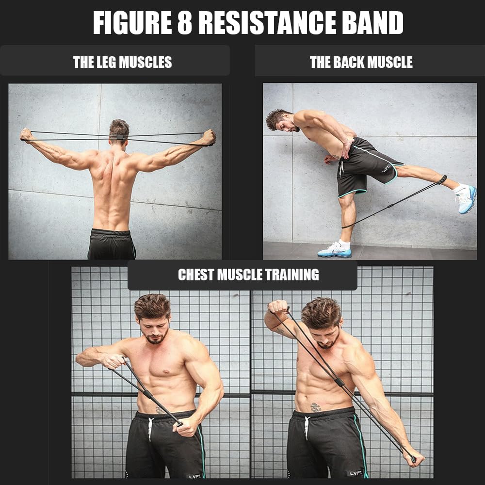 Volleyball Training Equipment,Volleyball Pass Aid Resistance Band,Elastic Rope Exercise Resistance Bands,Resistance Belt Set for Agility, Serving, Arm Swing Passing Training