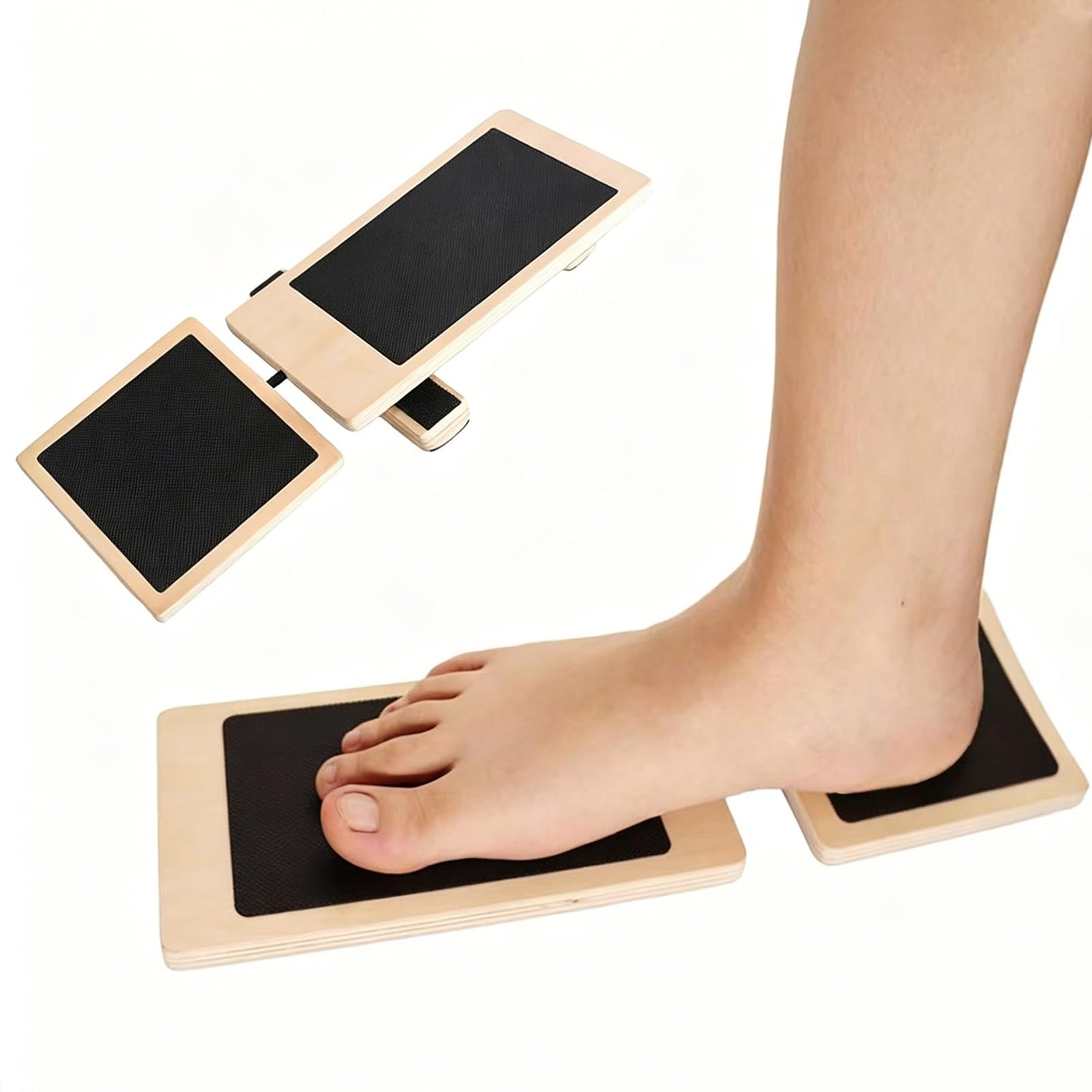 Balance Board for Ankle Strengthening, Blackboard Foot Trainer for Sprained, Foot Strengthener Ankle Balance Board Suitable for Athletes, Injury Tehabilitation, Posture Corrector