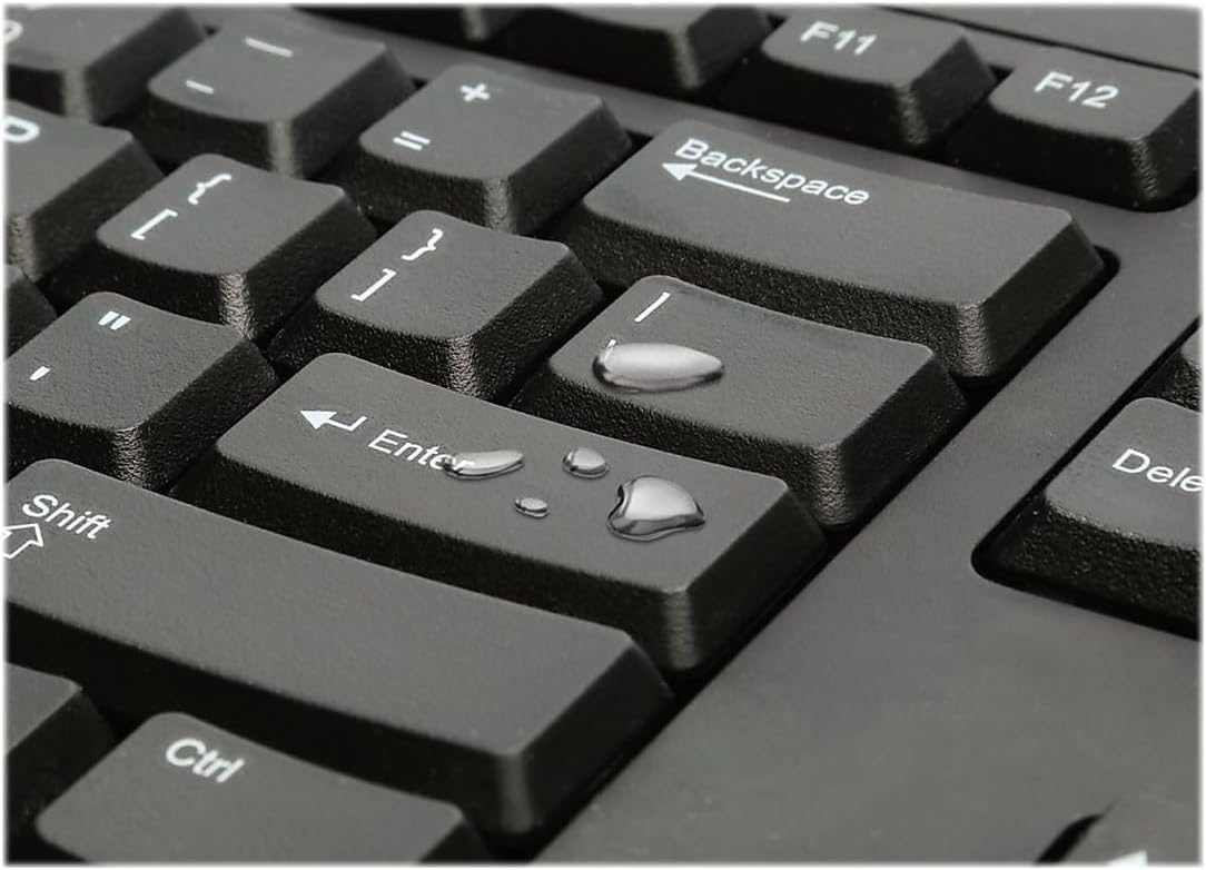 Kensington 64370A Spill-Safe USB Keyboard - Standard Size