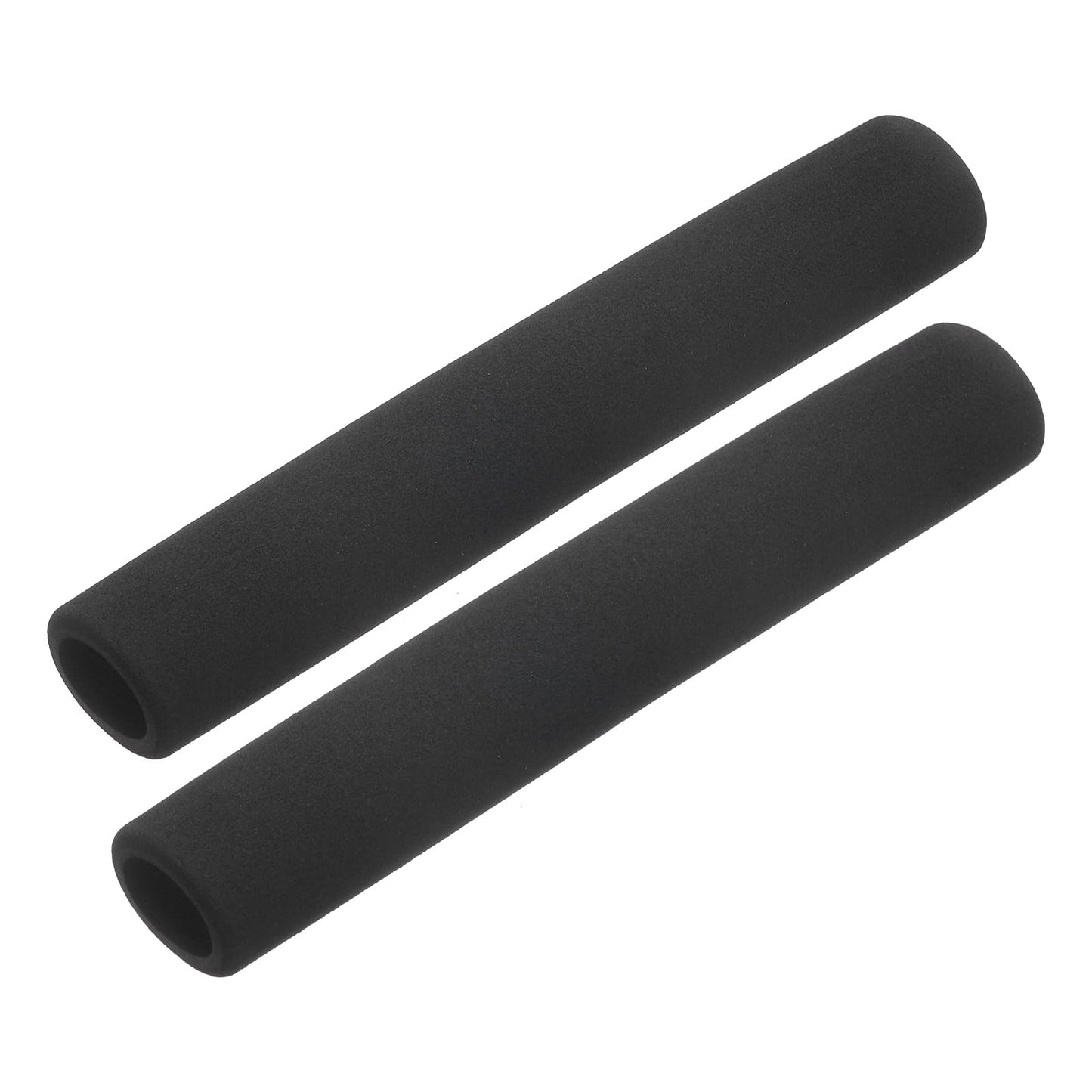 uxcell 2pcs Foam Tubing for Handle Grip Support, Pipe Insulation, 25mm(1 Inch) ID 35mm OD 195mm Black