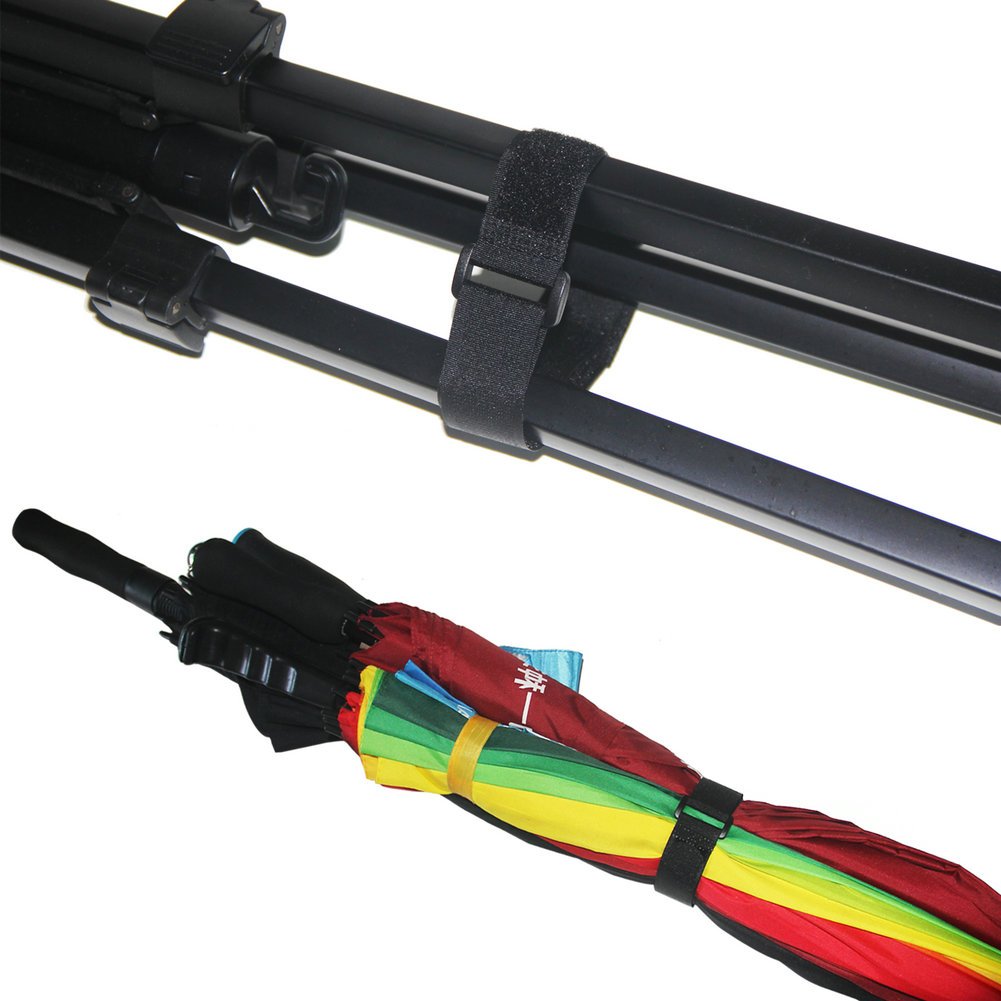 YiwerDer 32Pcs Reusable Fastening Cable Straps and Cable Ties with Buckles, Variety Sizes 8"-12"-18"-24"-36", Premium Adjustable Multi-Purpose Hook and Loop Cinch Strap Cord Ties