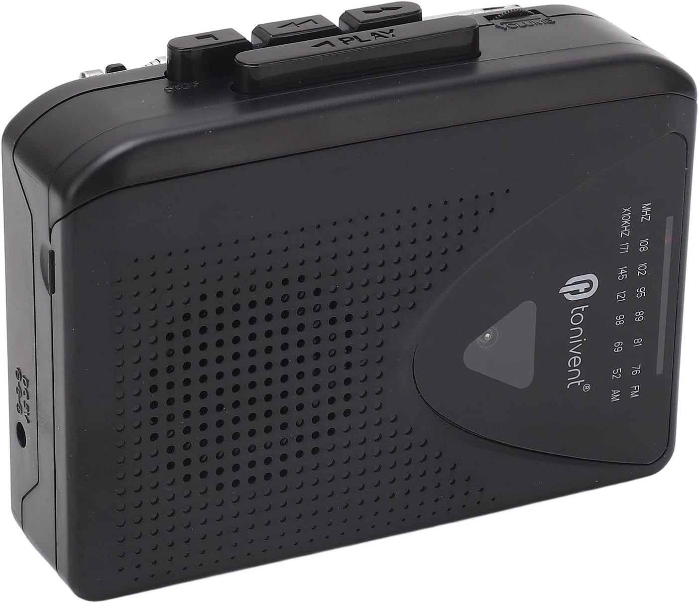 Locadence Cassette Cassette MP3 3.5mm Portable Player, FM AM Radio Stereo Tape Player with Jack and Speaker Support