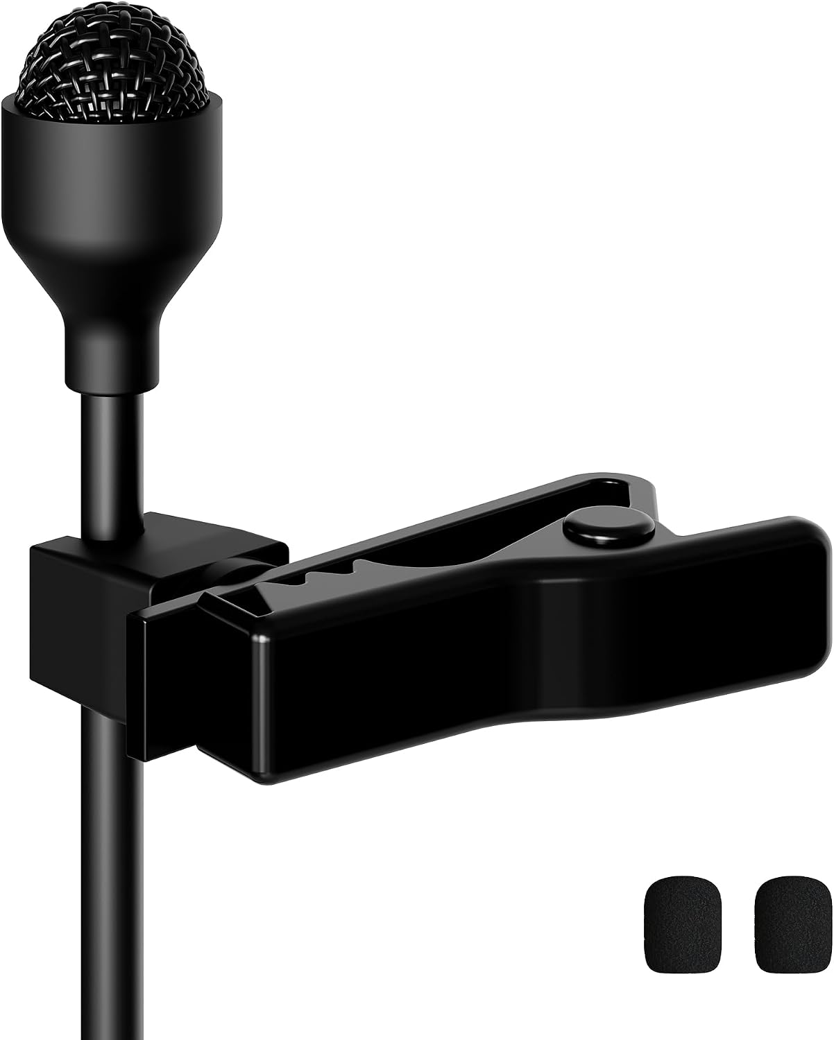 J K 044 1/8" Pro MIC-J Lavalier Lapel External Microphone Designed Compatible with Zoom TASCAM Recording Devices