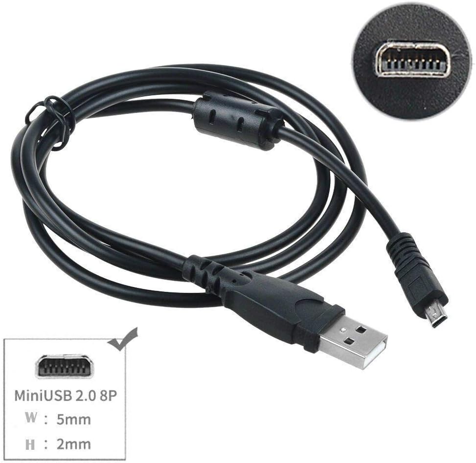 3ft DSLR-A350 A350 USB PC Data Sync Cable Cord for Sony Camera Alpha K DSLR Kit