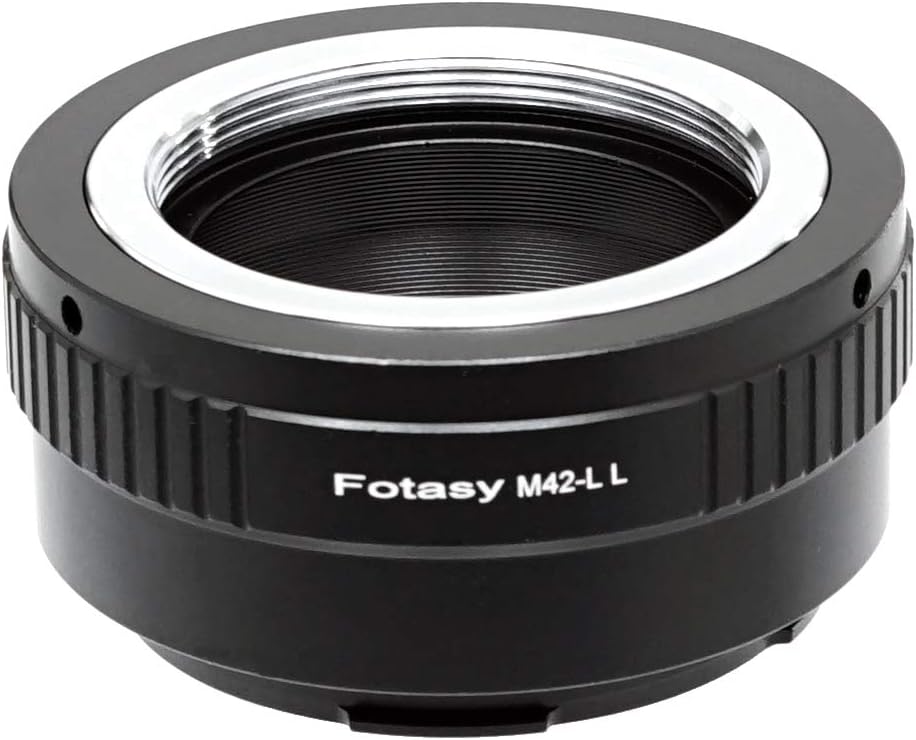 Fotasy M42 42mm S1 S1H S1R S4 S5 SL2 TL2 Adjustable Lens to L Mount Adapter, Screw Mount Lens S Adapter, Compatible