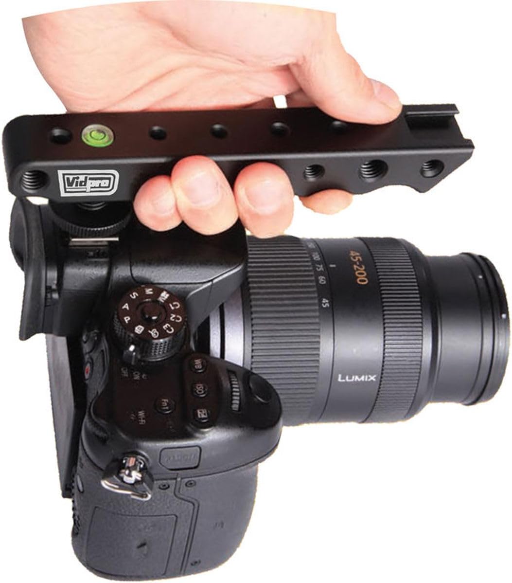 VidPro 10lbs Shoe Mount Top Handle for DSLR & Mirrorless Cameras, Capacity