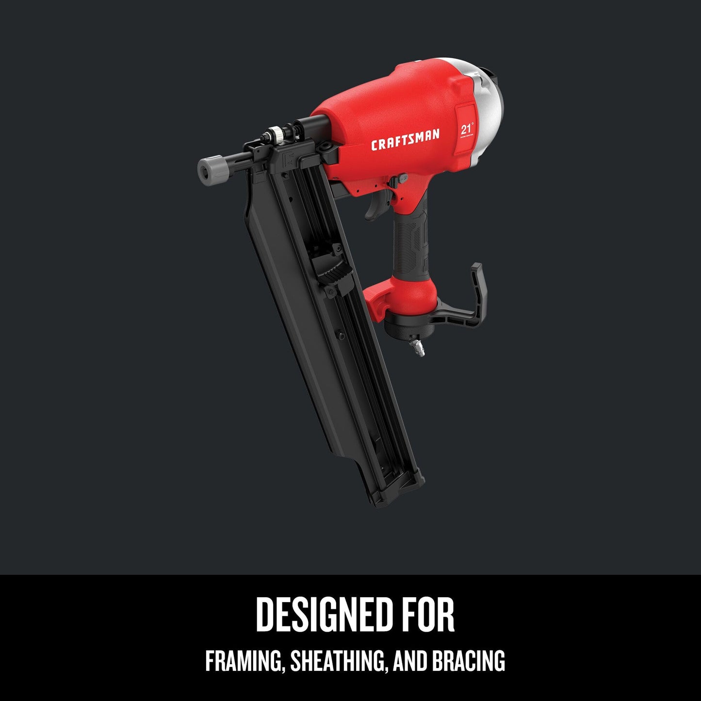 CRAFTSMAN Framing Nail Gun, 2 to 3-1/2", 21° Plastic (CMP21PL)