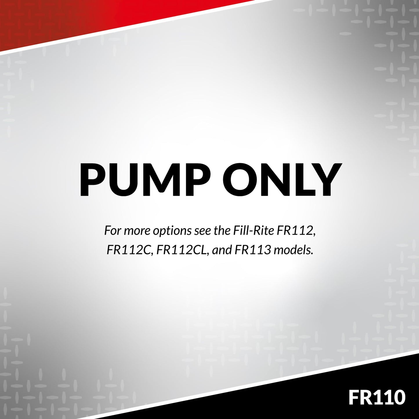 Fill-Rite FR110 Fuel Transfer Rotary Hand Pump (Pump Only w/Vacuum Breaker)